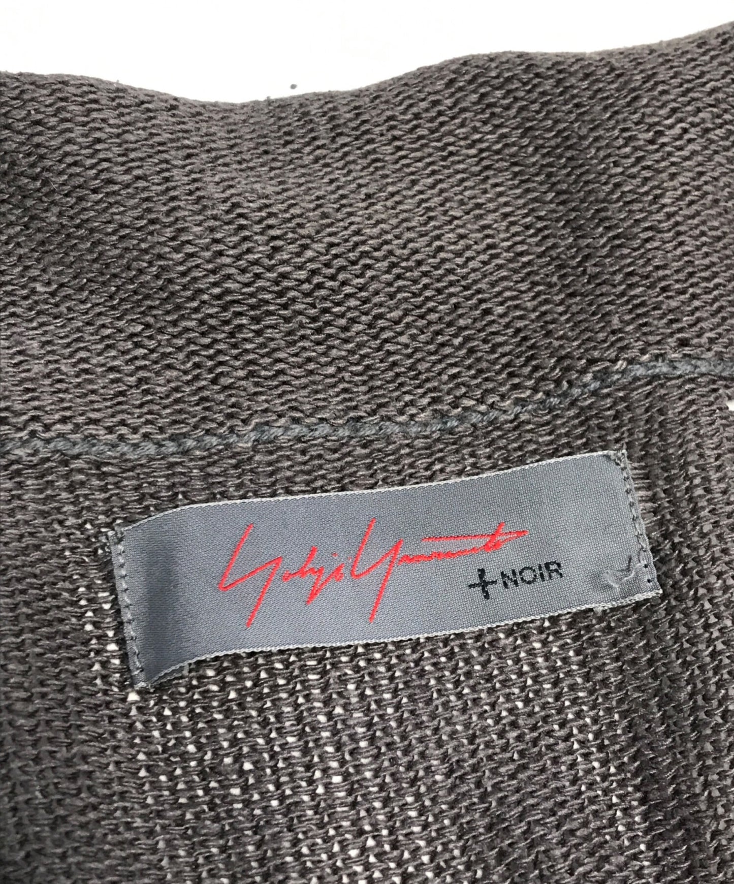 [Pre-owned] yohji yamamoto+noir Cardigan with shaped collar design NV-K02-480