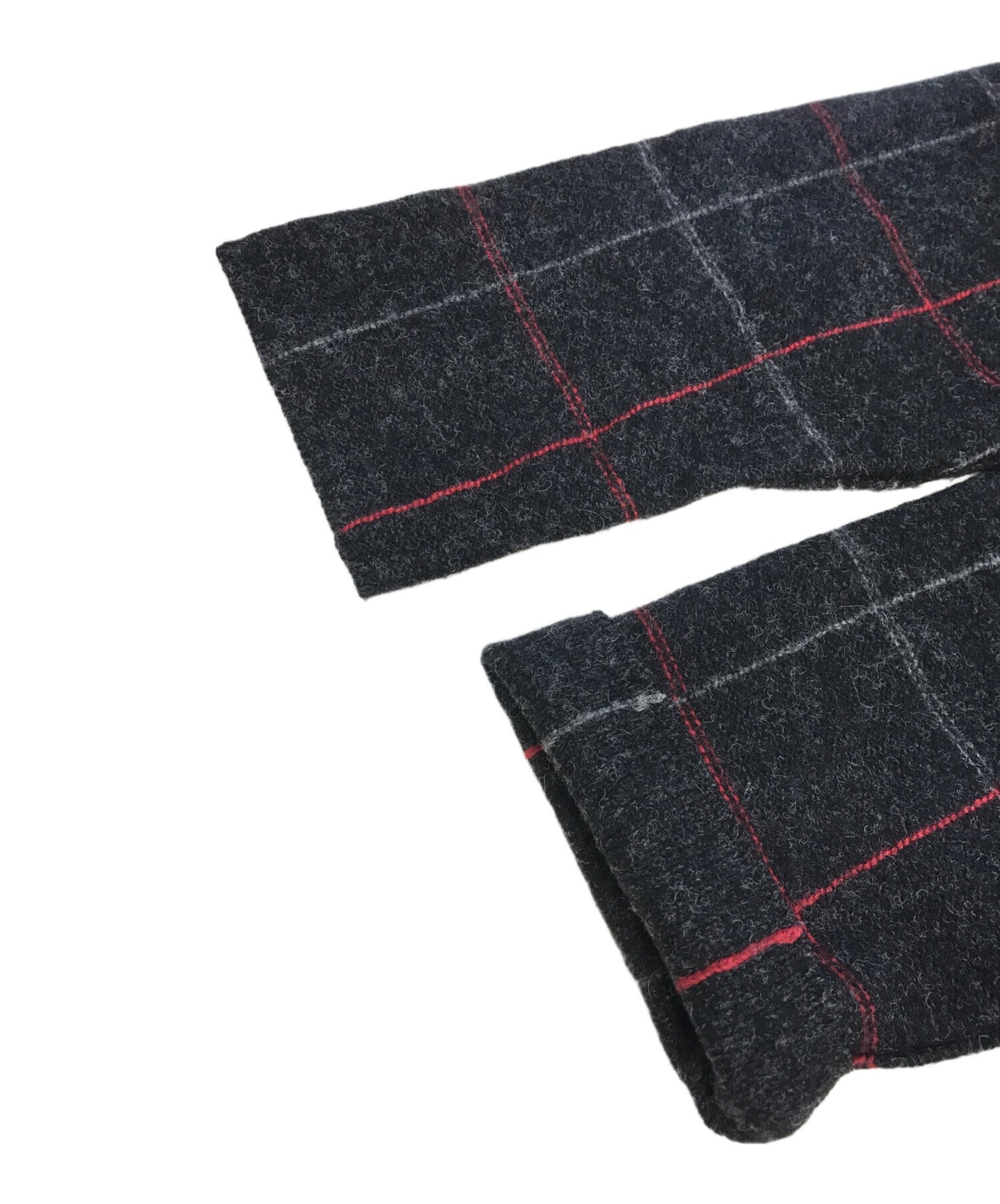 [Pre-owned] COMME des GARCONS HOMME Check-cut V-neck knit HL-N004