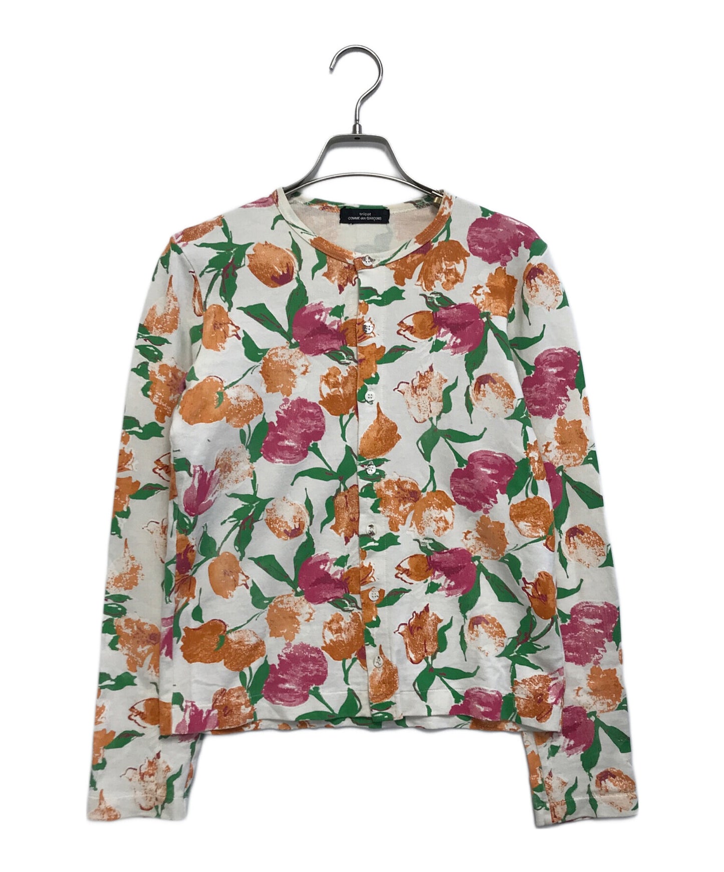 [Pre-owned] tricot COMME des GARCONS Floral Pattern Knit Cardigan