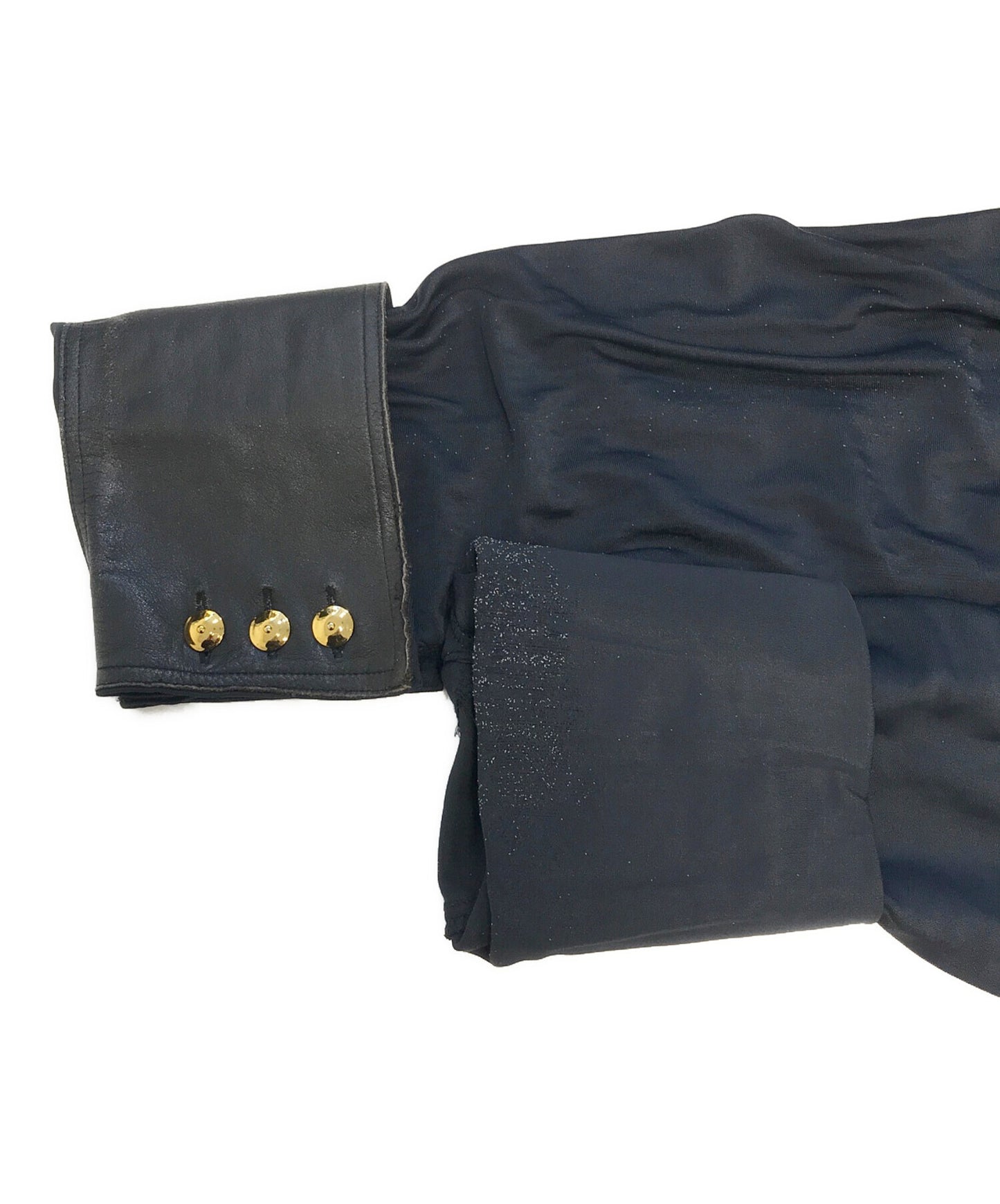 [Pre-owned] Jean Paul Gaultier homme Leather cut-out shirt