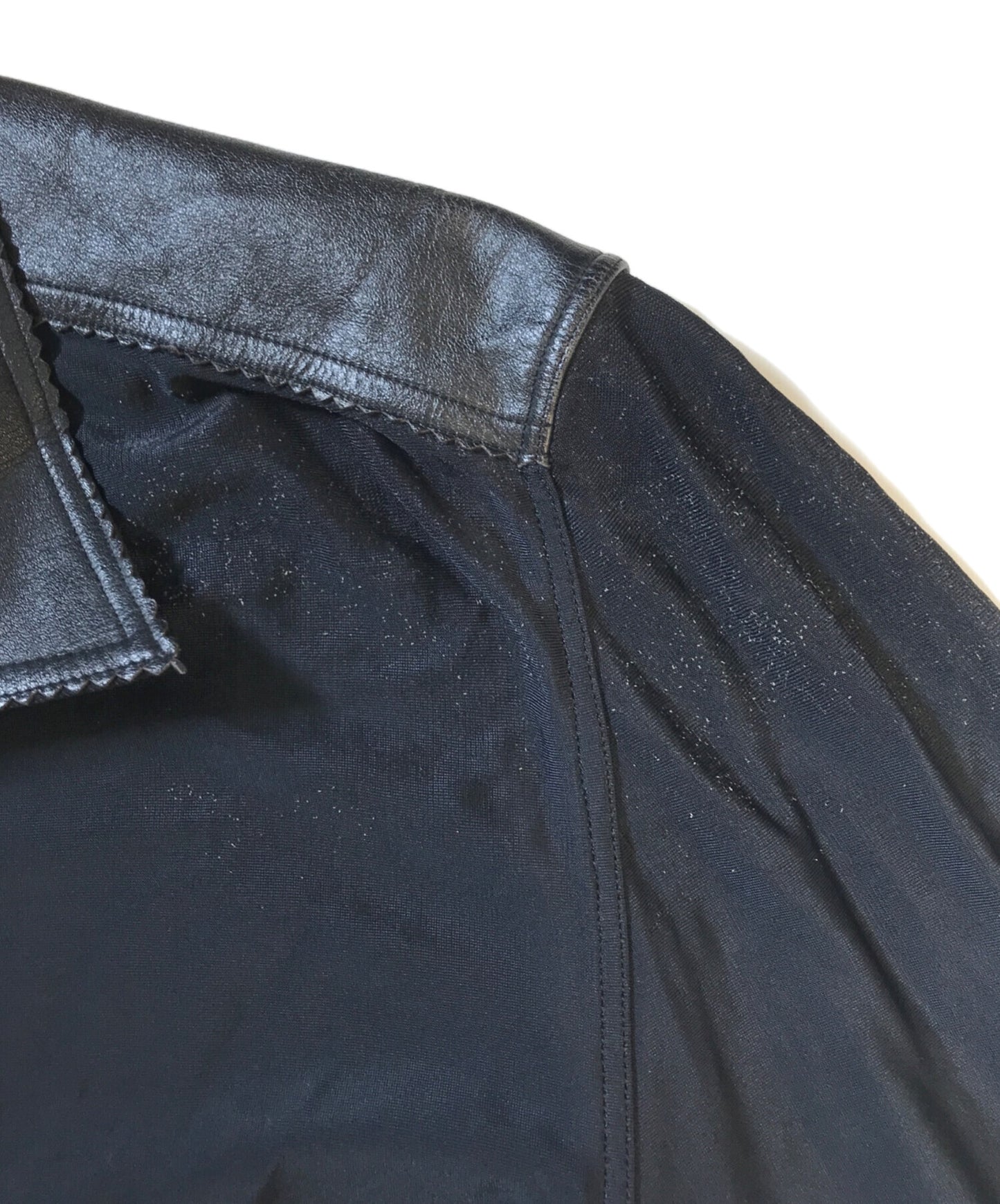 [Pre-owned] Jean Paul Gaultier homme Leather cut-out shirt