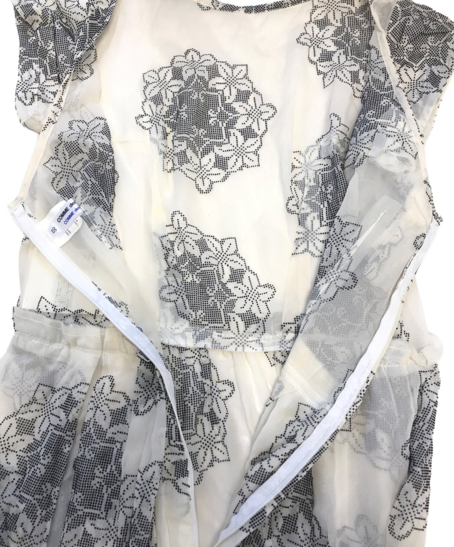 [Pre-owned] COMME des GARCONS COMME des GARCONS Sleeveless Floral Pattern Dress S9OP07