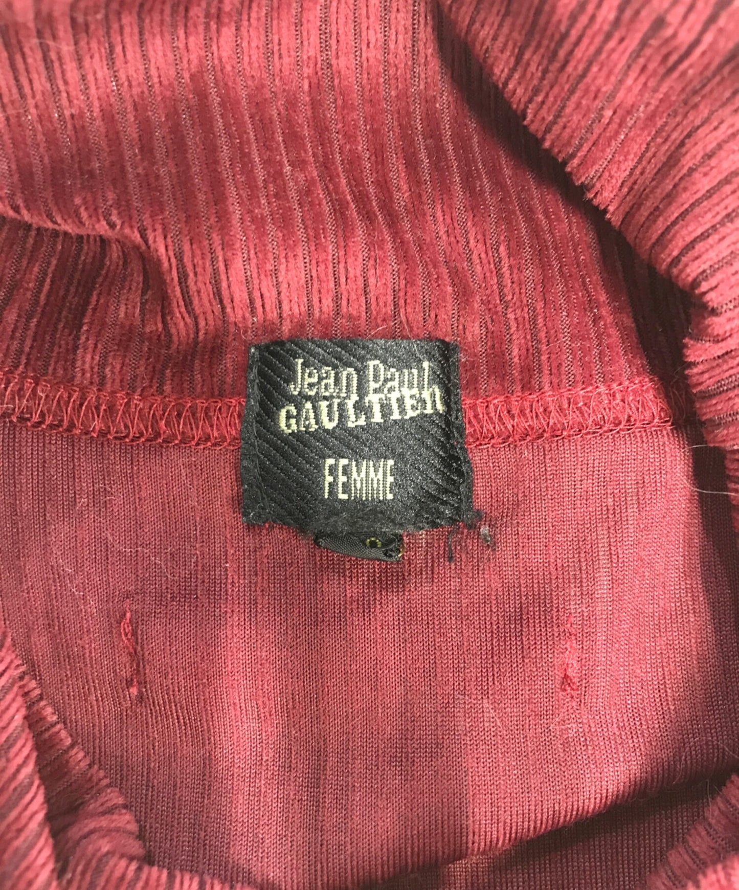 [Pre-owned] Jean Paul Gaultier FEMME pullover velour shirt