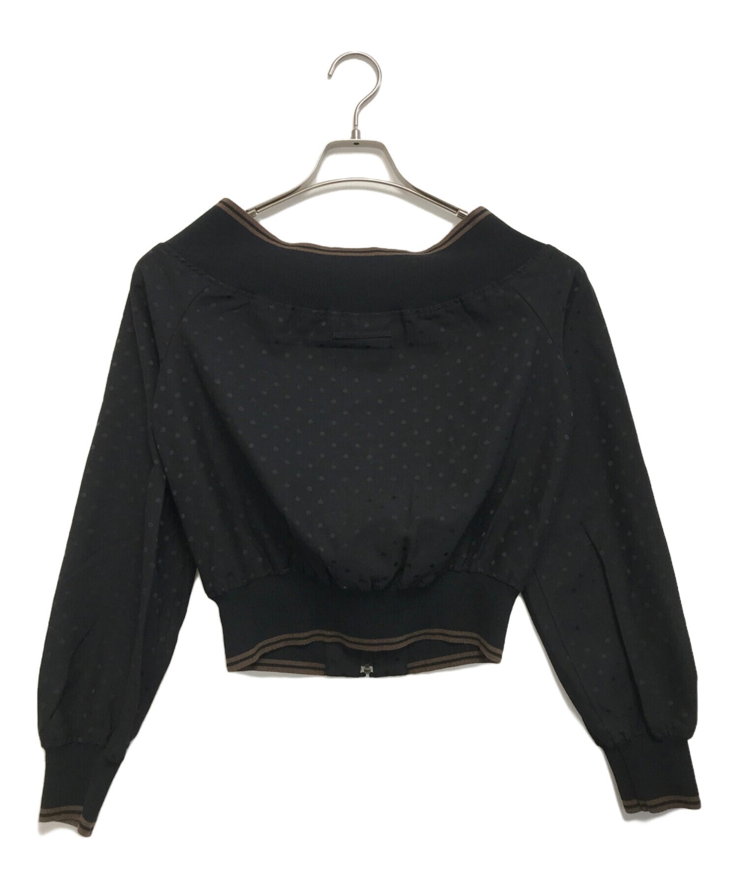 [Pre-owned] Jean Paul Gaultier FEMME Dot Pattern Zip-Up Jacket