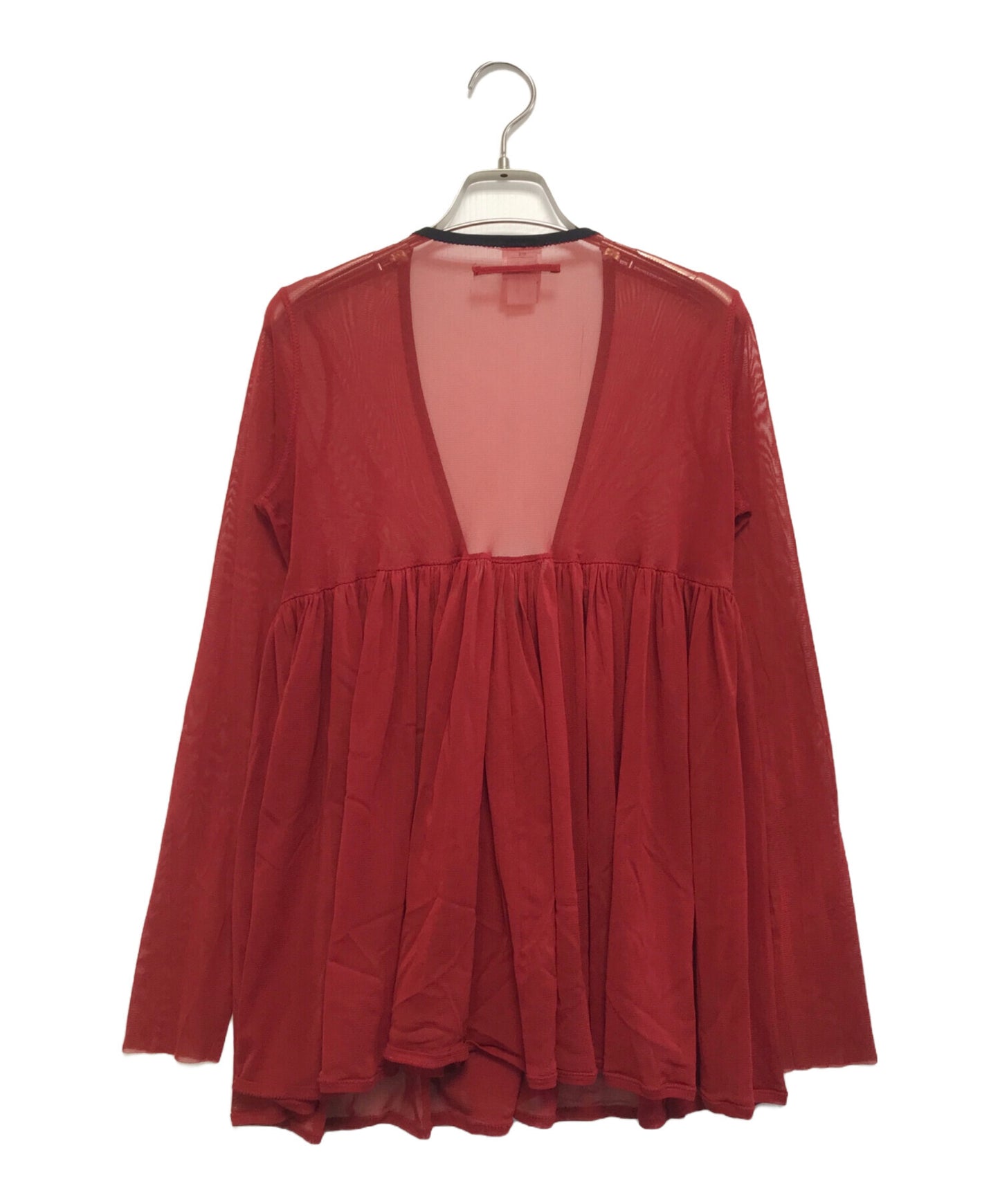 [Pre-owned] Jean Paul Gaultier FEMME Power Net Decoration Blouse