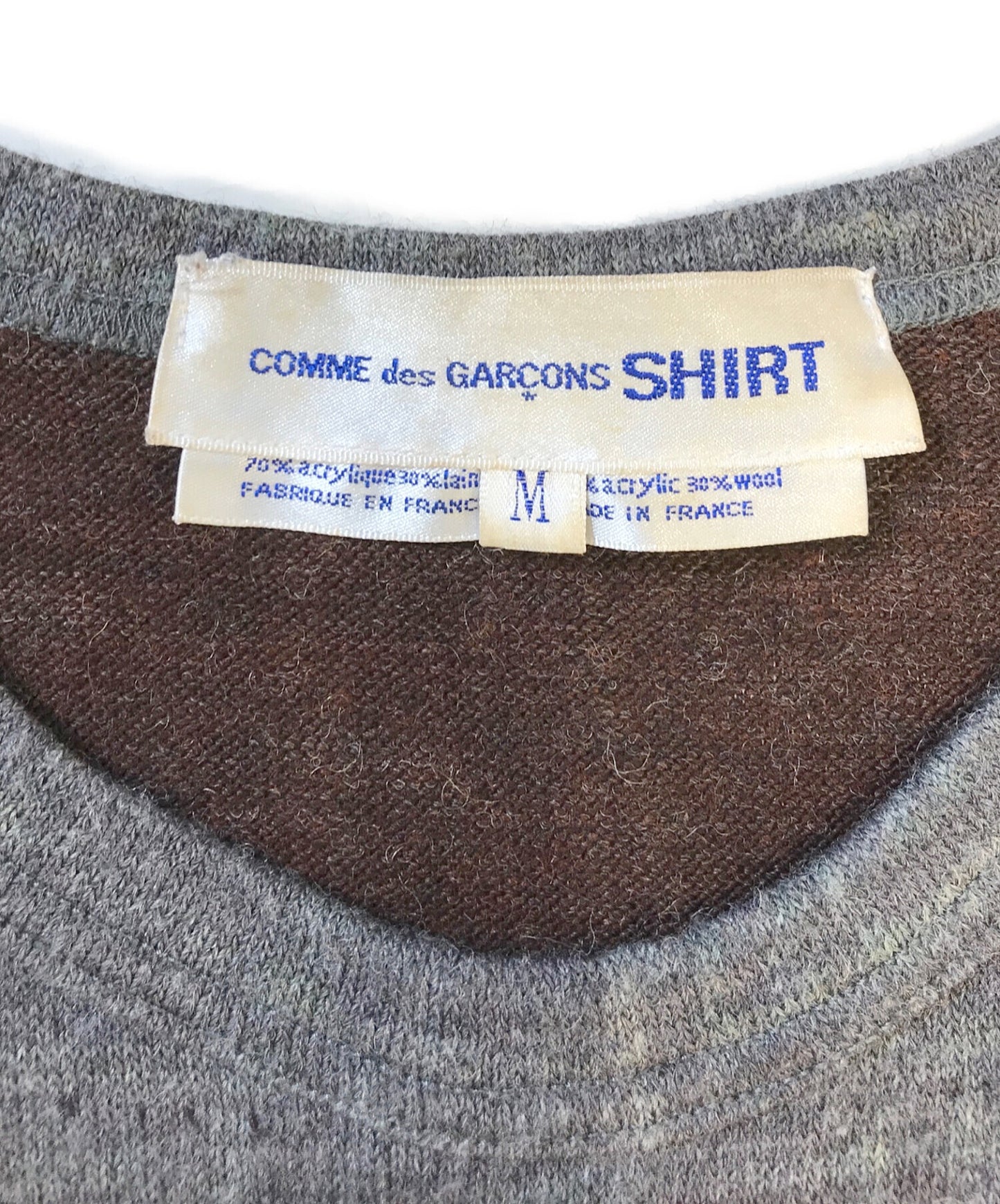 [Pre-owned] COMME des GARCONS SHIRT bicolor knit