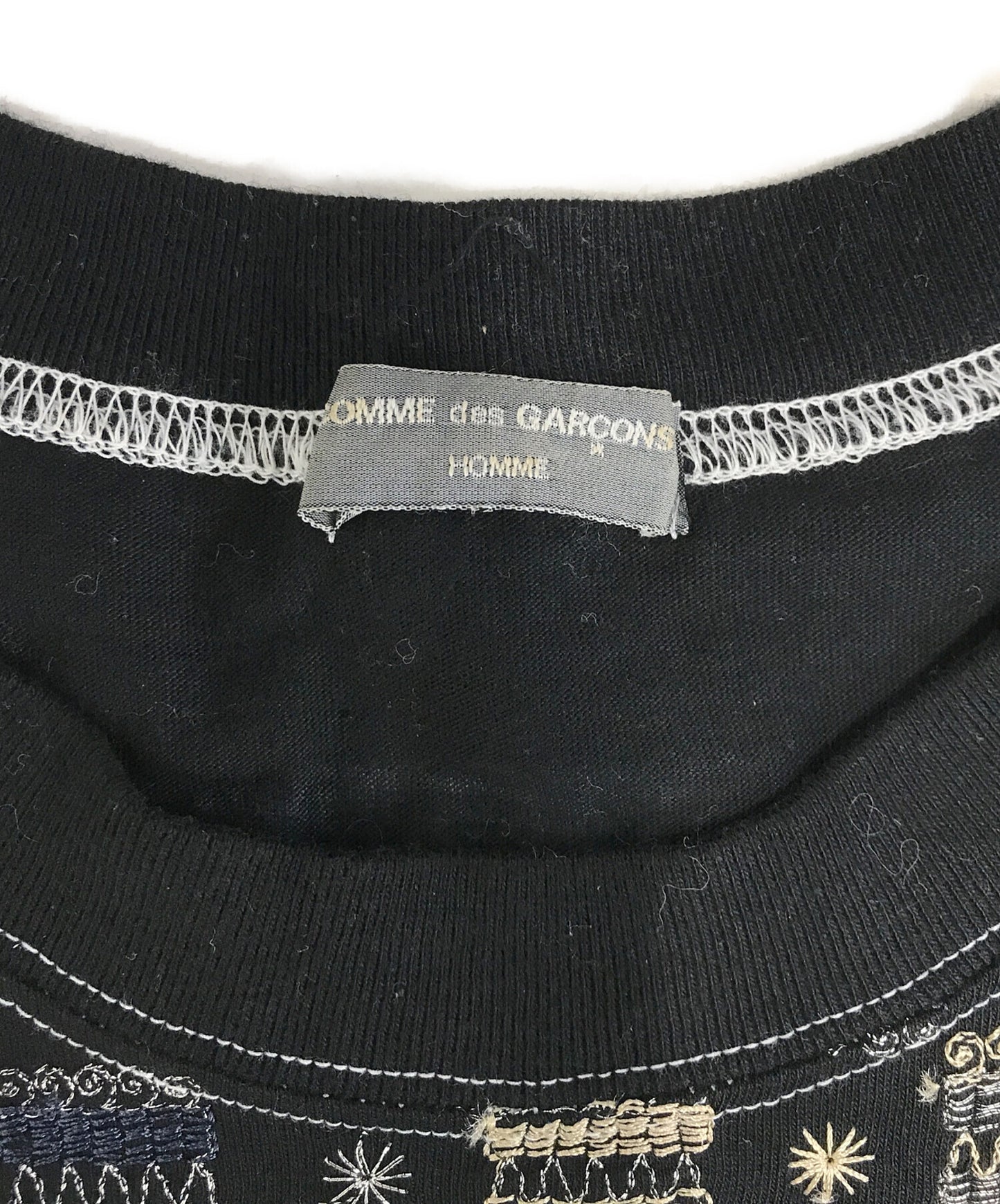 [Pre-owned] COMME des GARCONS HOMME L/S cut and sewn with embroidery HH-T004