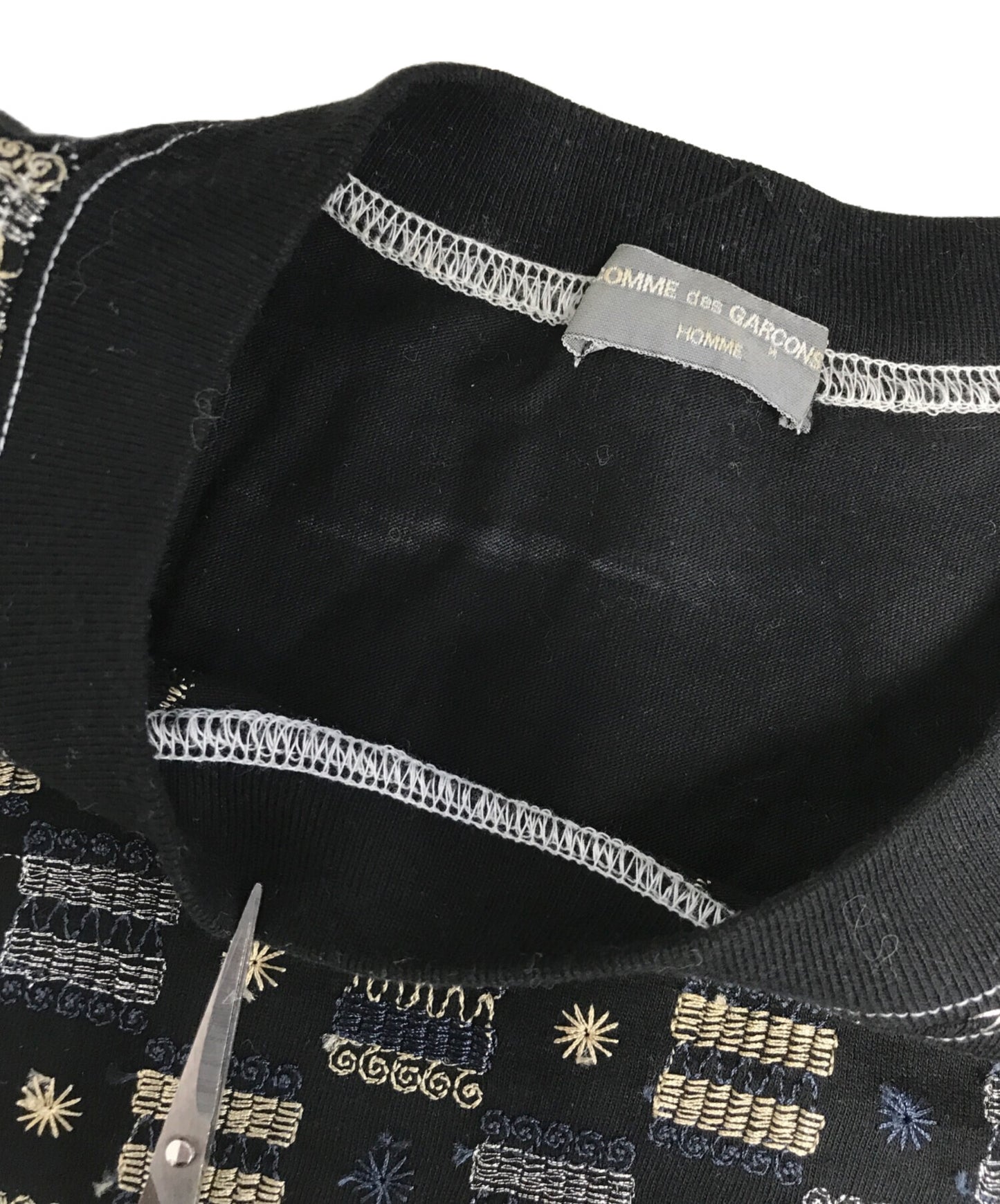 [Pre-owned] COMME des GARCONS HOMME L/S cut and sewn with embroidery HH-T004