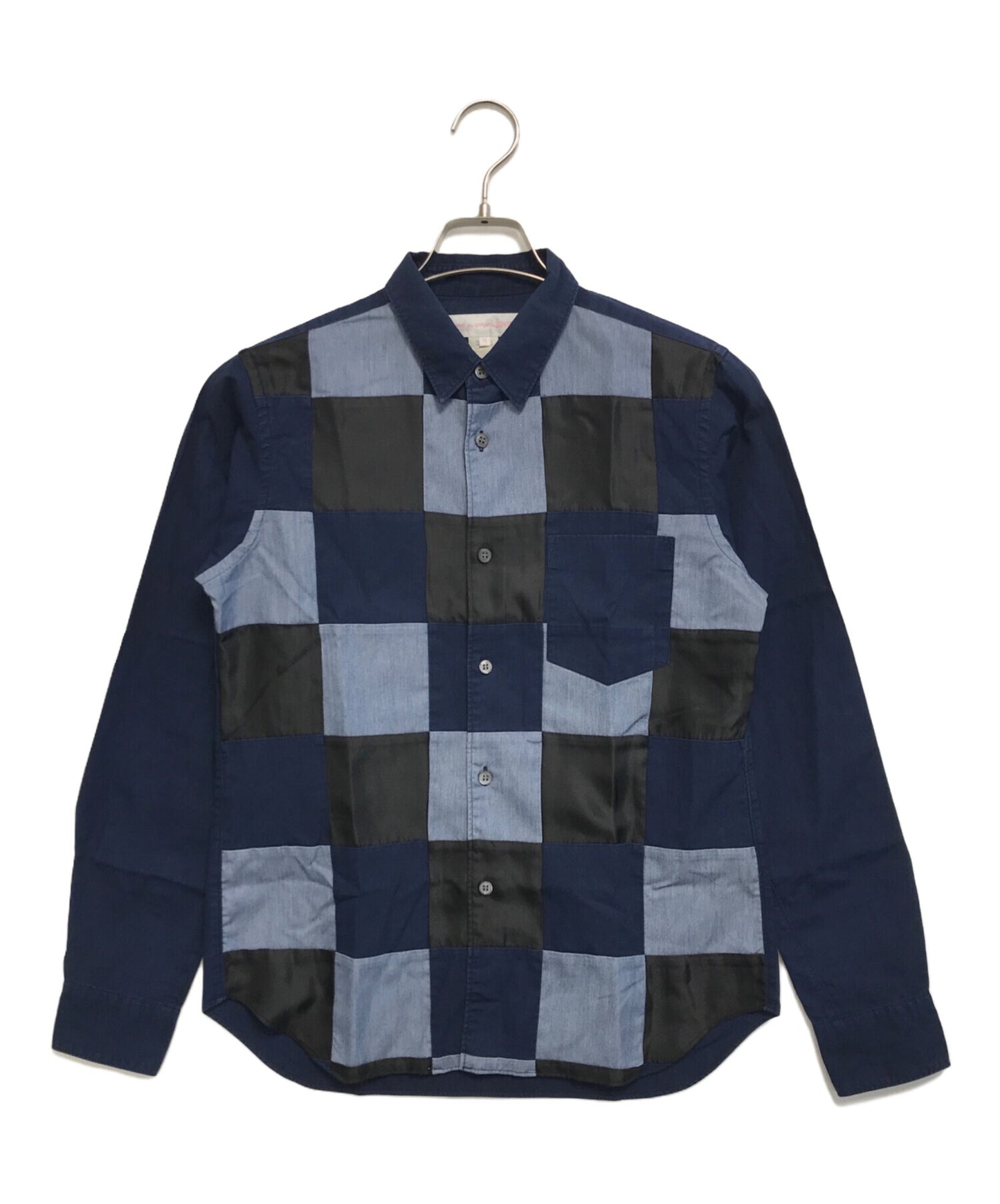 [Pre-owned] COMME des GARCONS SHIRT patchwork shirt S21816