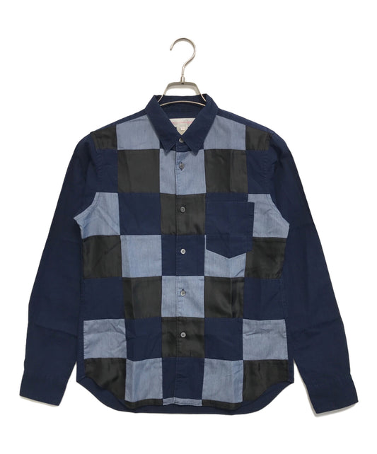 [Pre-owned] COMME des GARCONS SHIRT patchwork shirt S21816