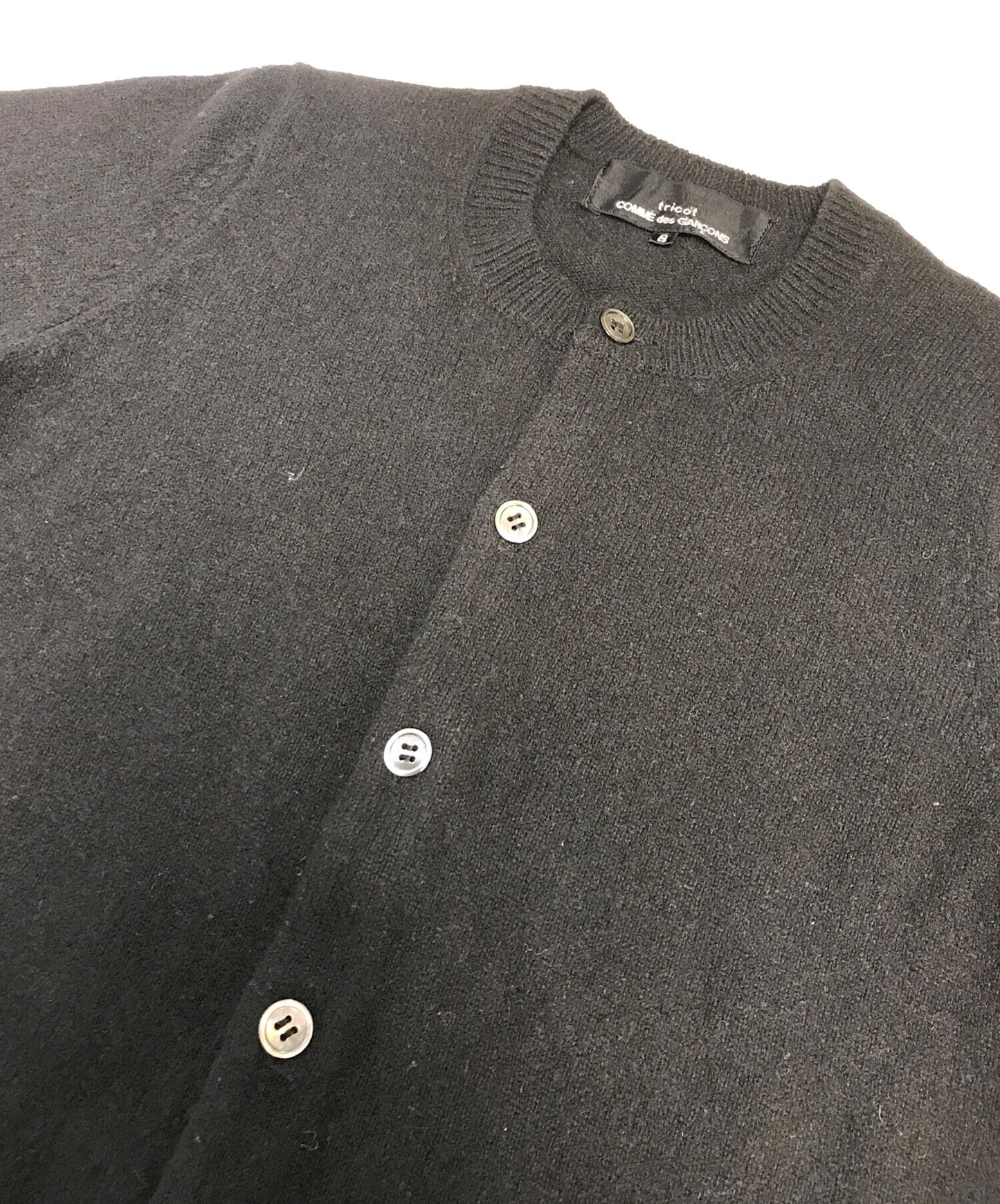 [Pre-owned] tricot COMME des GARCONS Ruffled Sleeve Knit Cardigan TF-N010
