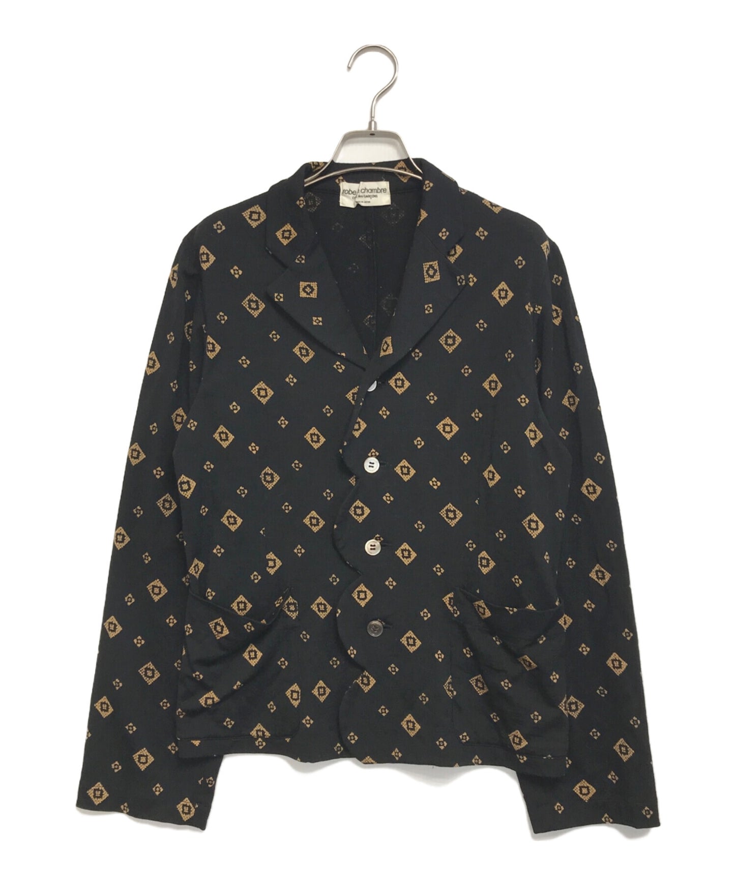 [Pre-owned] ROBE DE CHAMBRE COMME DES GARCONS All-over patterned deformation jacket RJ-040160