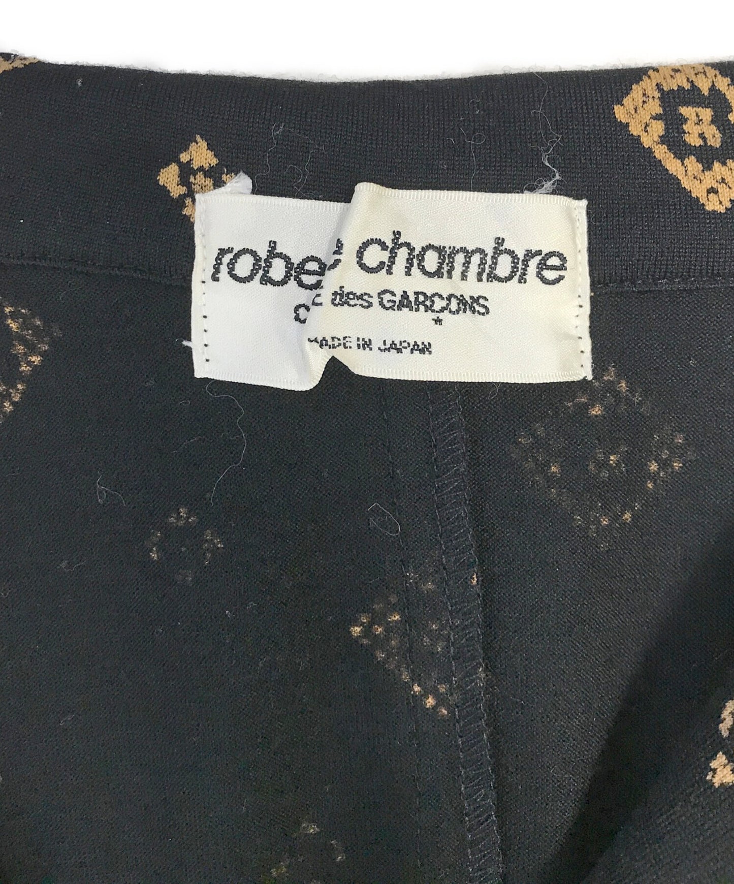[Pre-owned] ROBE DE CHAMBRE COMME DES GARCONS All-over patterned deformation jacket RJ-040160