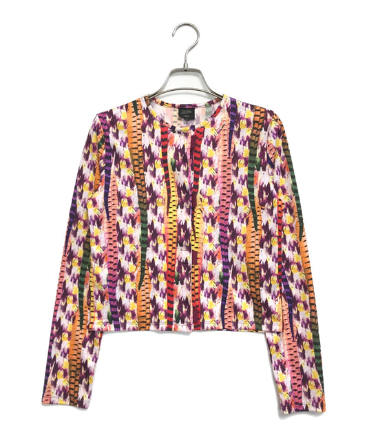 [Pre-owned] Jean Paul Gaultier FEMME Transfer Print Cardigan