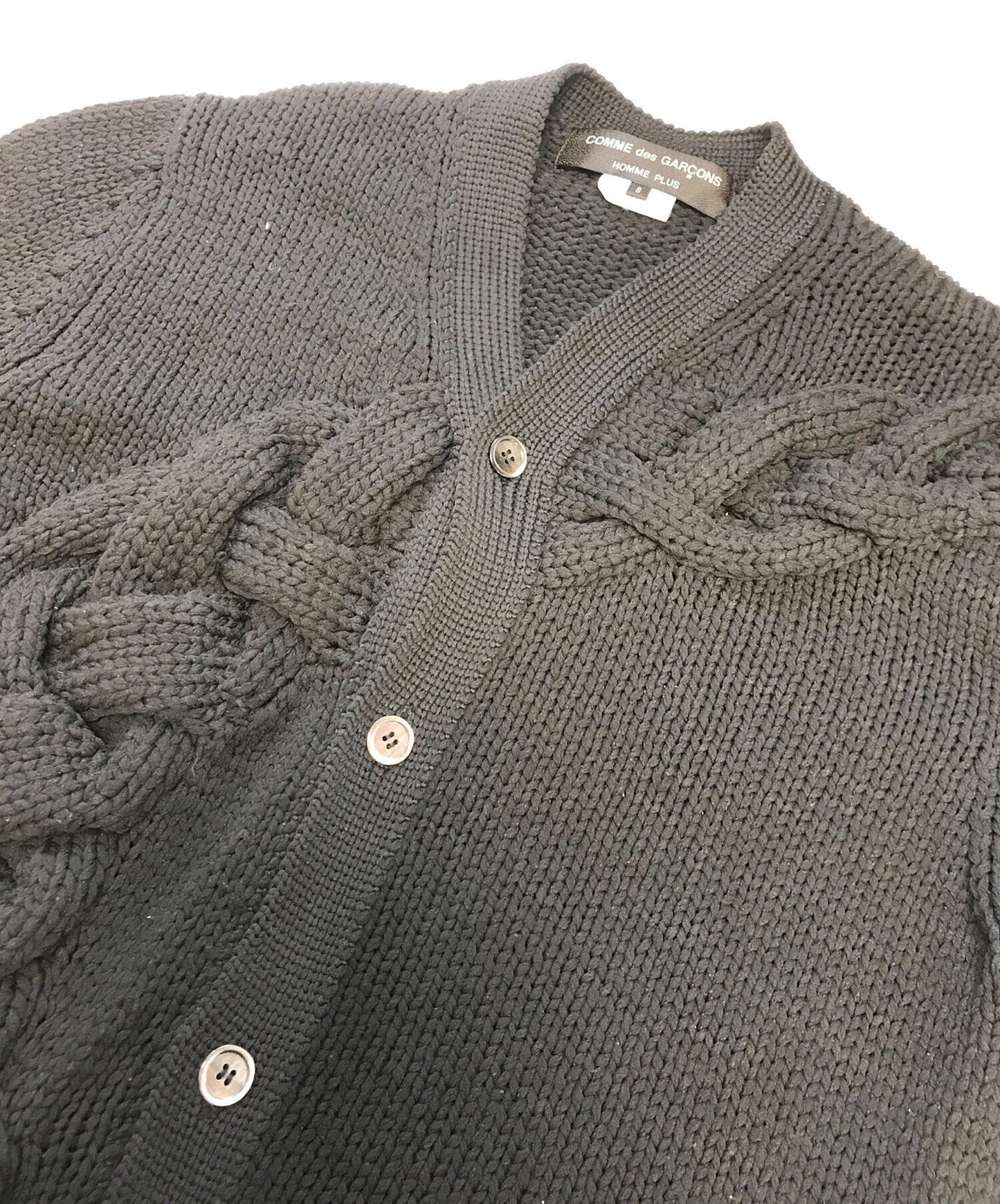 [Pre-owned] COMME des GARCONS HOMME PLUS Cable Knit Cardigan PL-N010