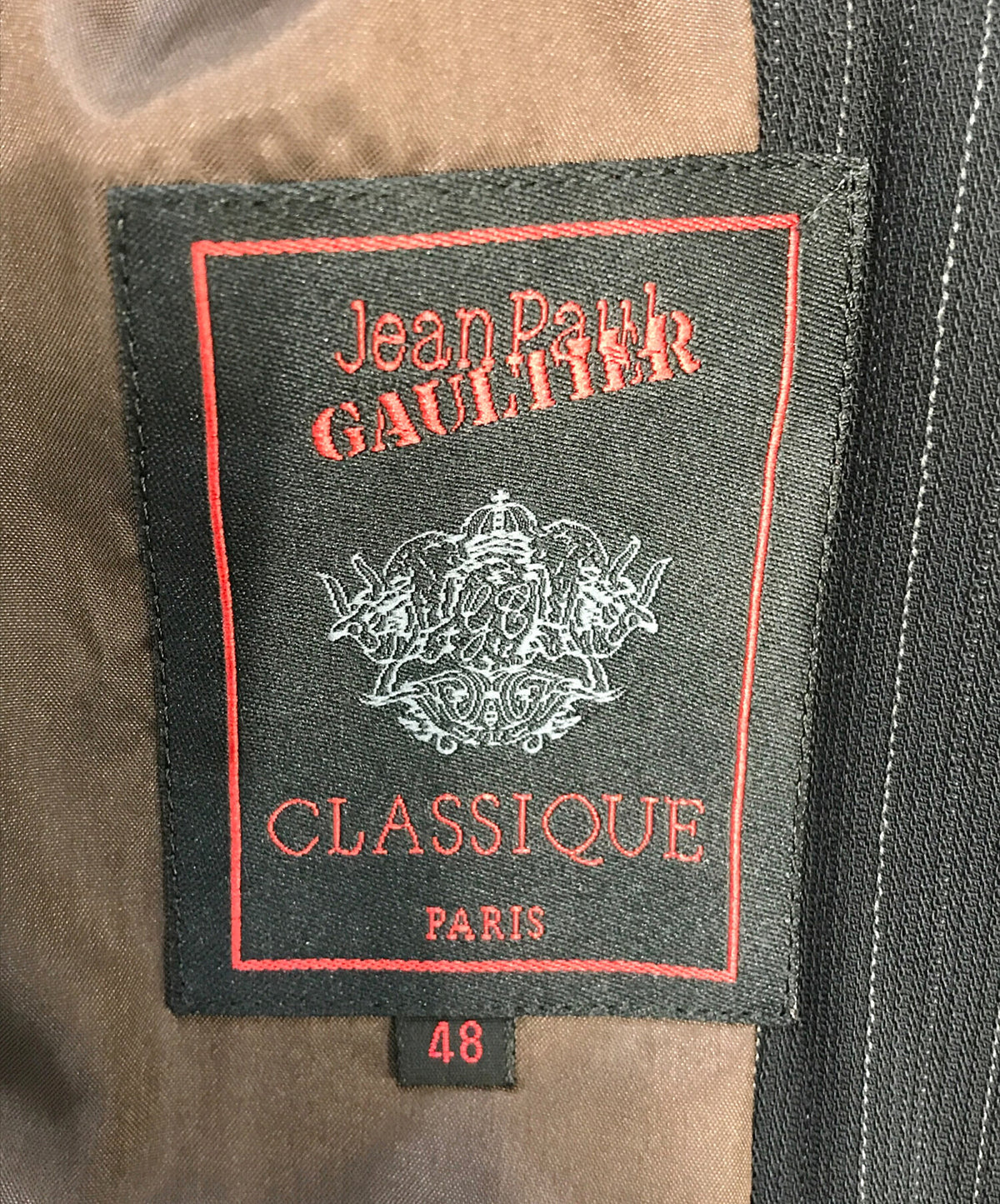 [Pre-owned] Jean Paul GAULTIER CLASSIQUE Striped super long coat 445908