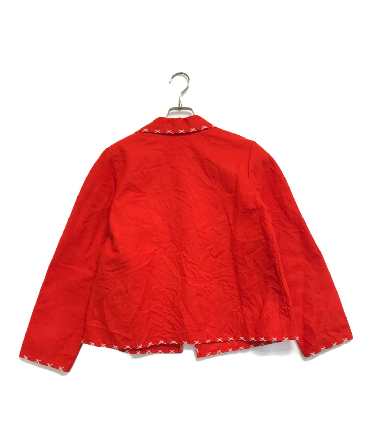 [Pre-owned] COMME des GARCONS GIRL Cross-stitched Product-washed Jacket NH-J001