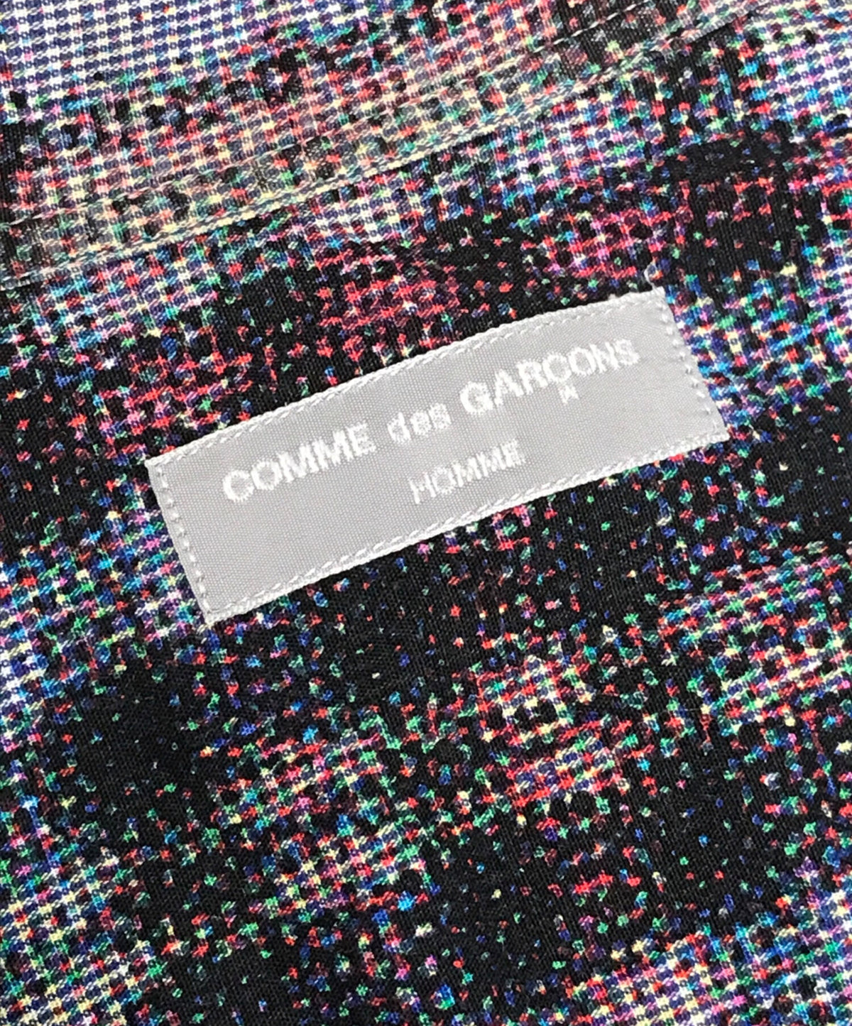 [Pre-owned] COMME des GARCONS HOMME S/S shirt with different material changeover HF-B008