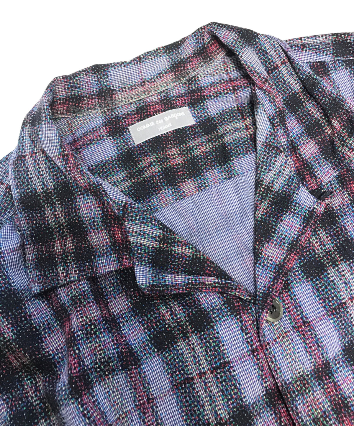 [Pre-owned] COMME des GARCONS HOMME S/S shirt with different material changeover HF-B008