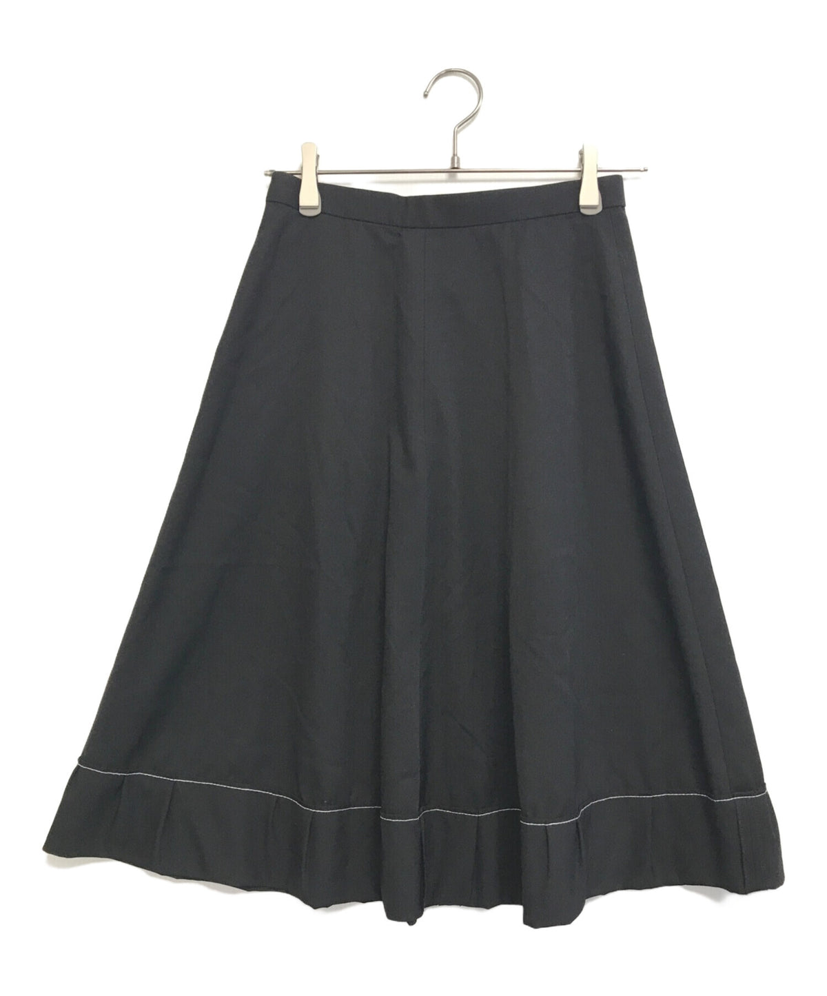 [Pre-owned] ROBE DE CHAMBRE COMME DES GARCONS hem-folded wool skirt RS 10043M
