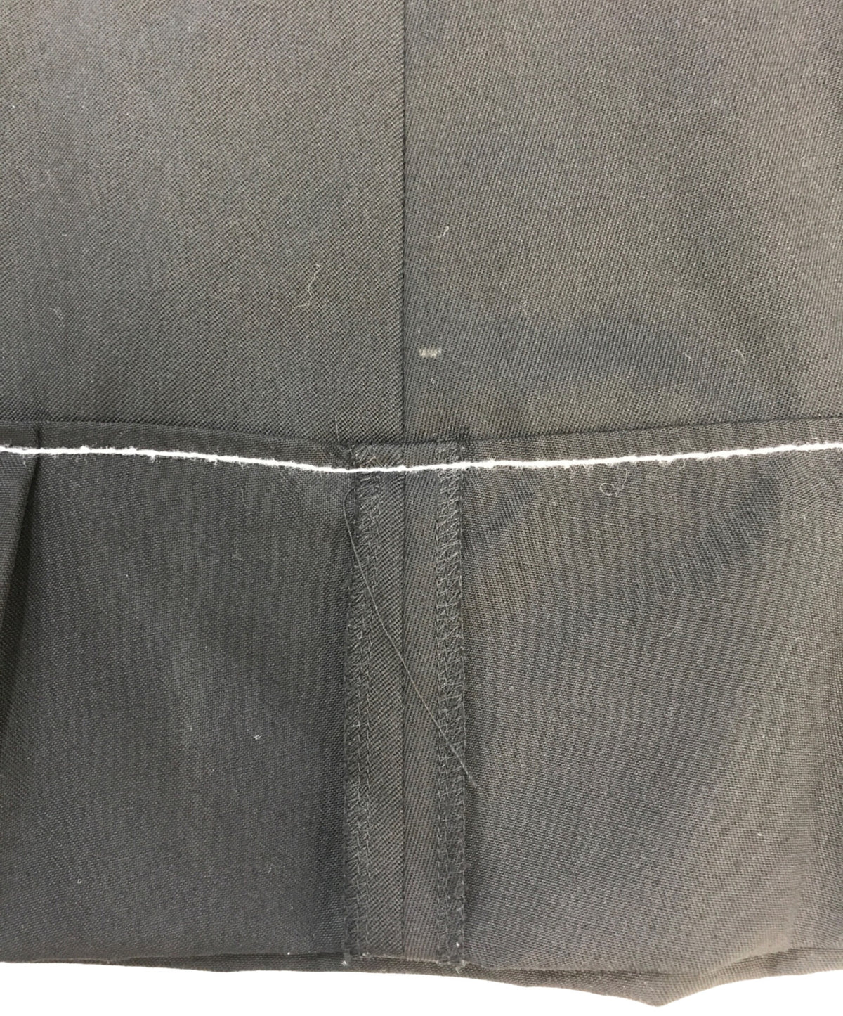 [Pre-owned] ROBE DE CHAMBRE COMME DES GARCONS hem-folded wool skirt RS 10043M