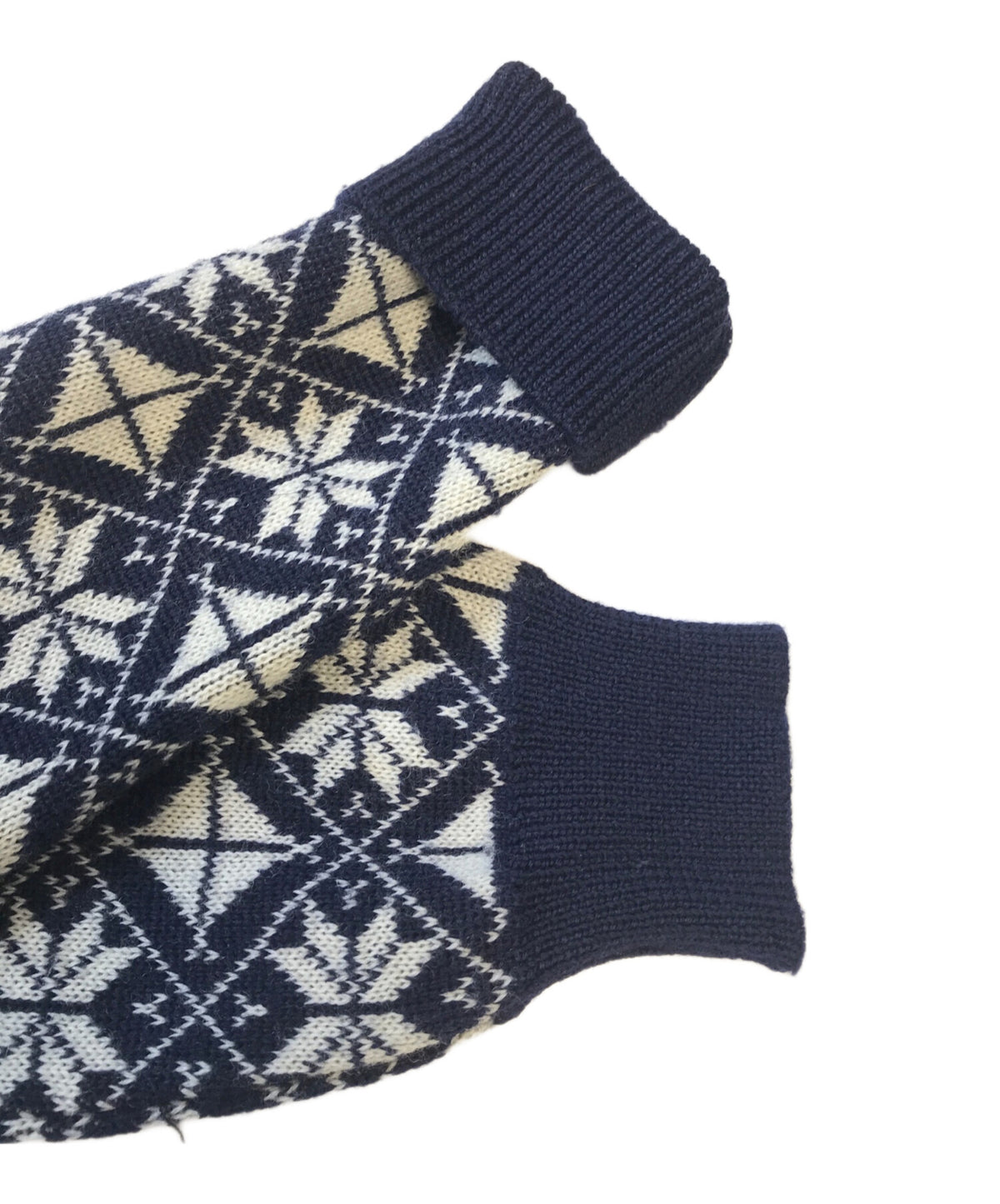 [Pre-owned] COMME des GARCONS 80's Snow Pattern Knit Cardigan