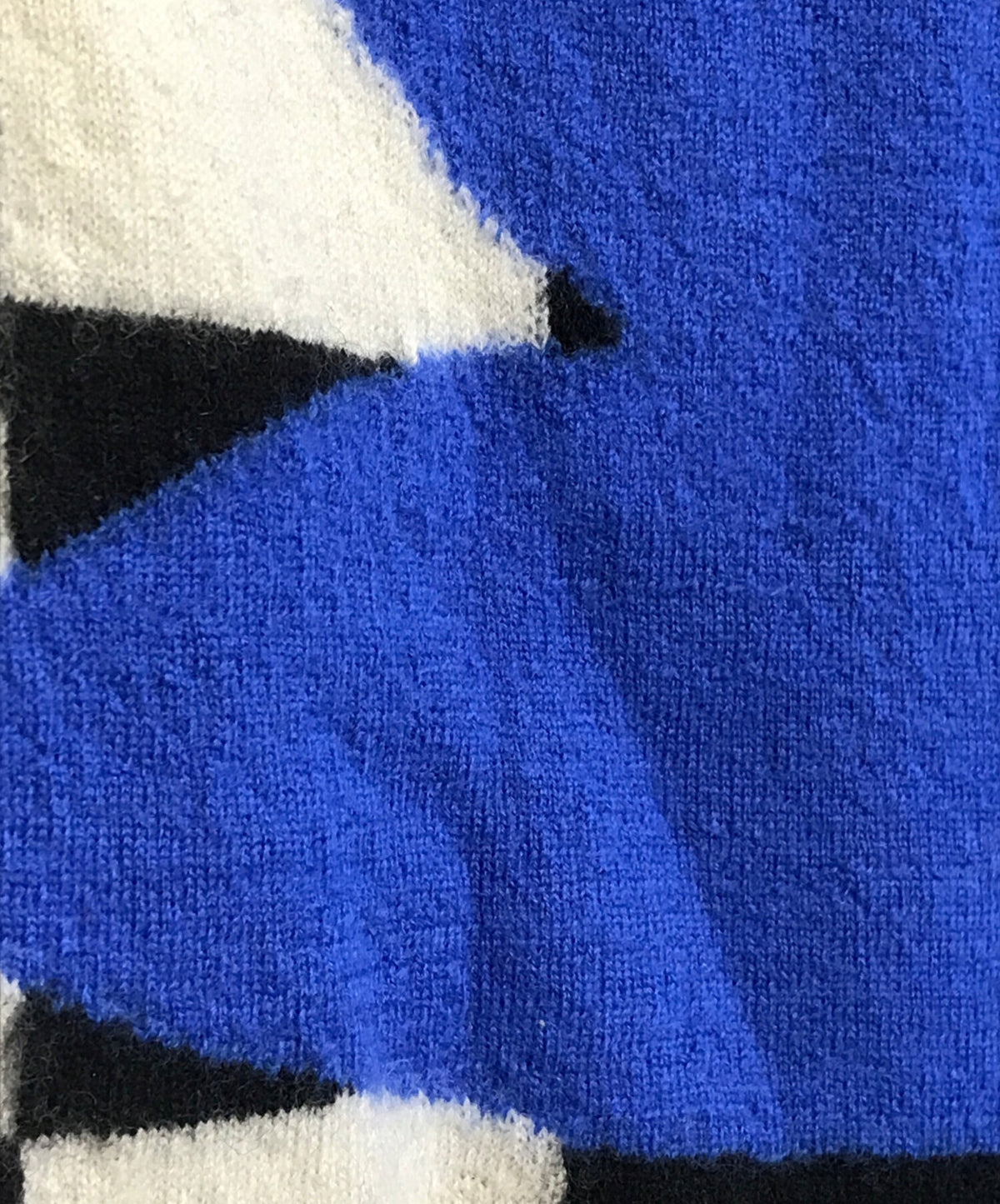[Pre-owned] COMME des GARCONS Flower Embroidery Check Knit GJ-N005
