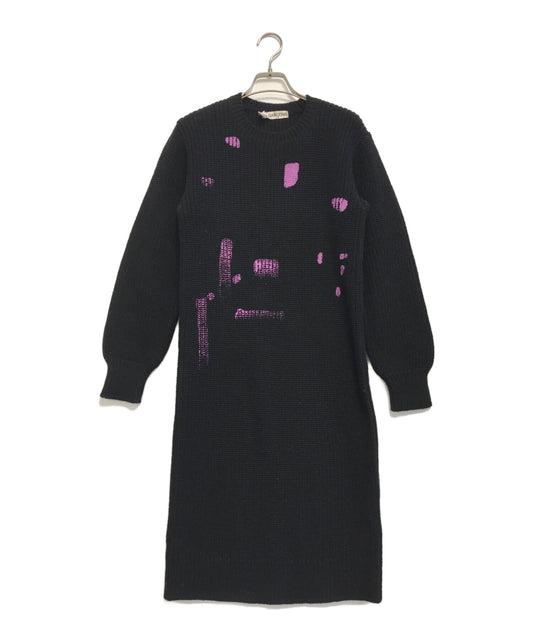 [Pre-owned] COMME des GARCONS 80's Print Knit Dress GN-050200