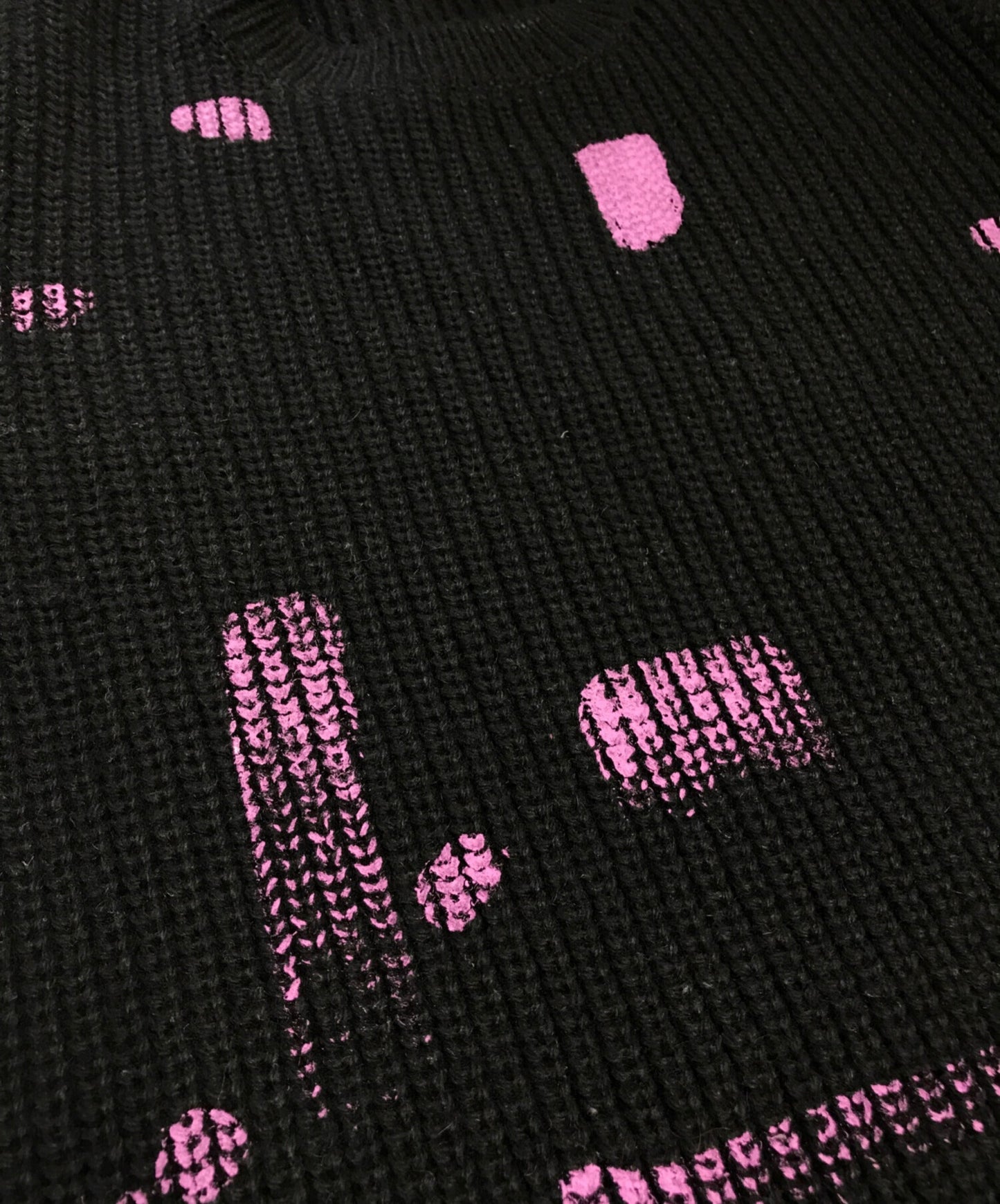 [Pre-owned] COMME des GARCONS 80's Print Knit Dress GN-050200
