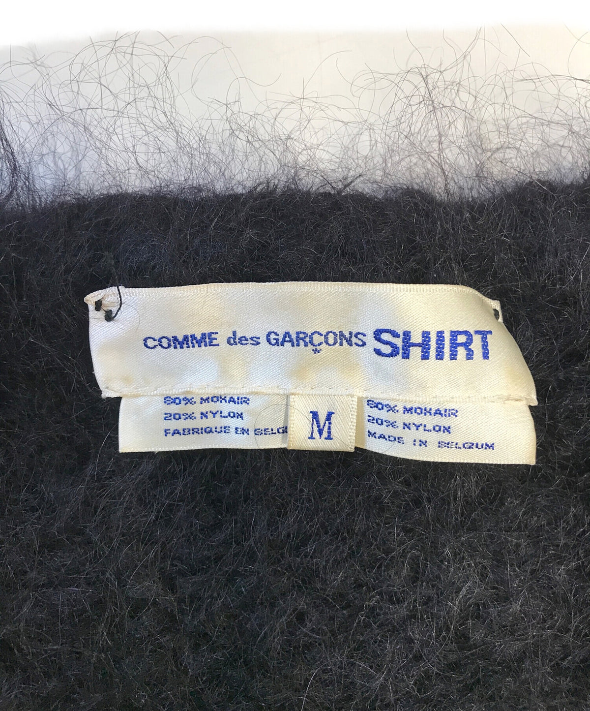 [Pre-owned] COMME des GARCONS SHIRT printed mohair knit W10305