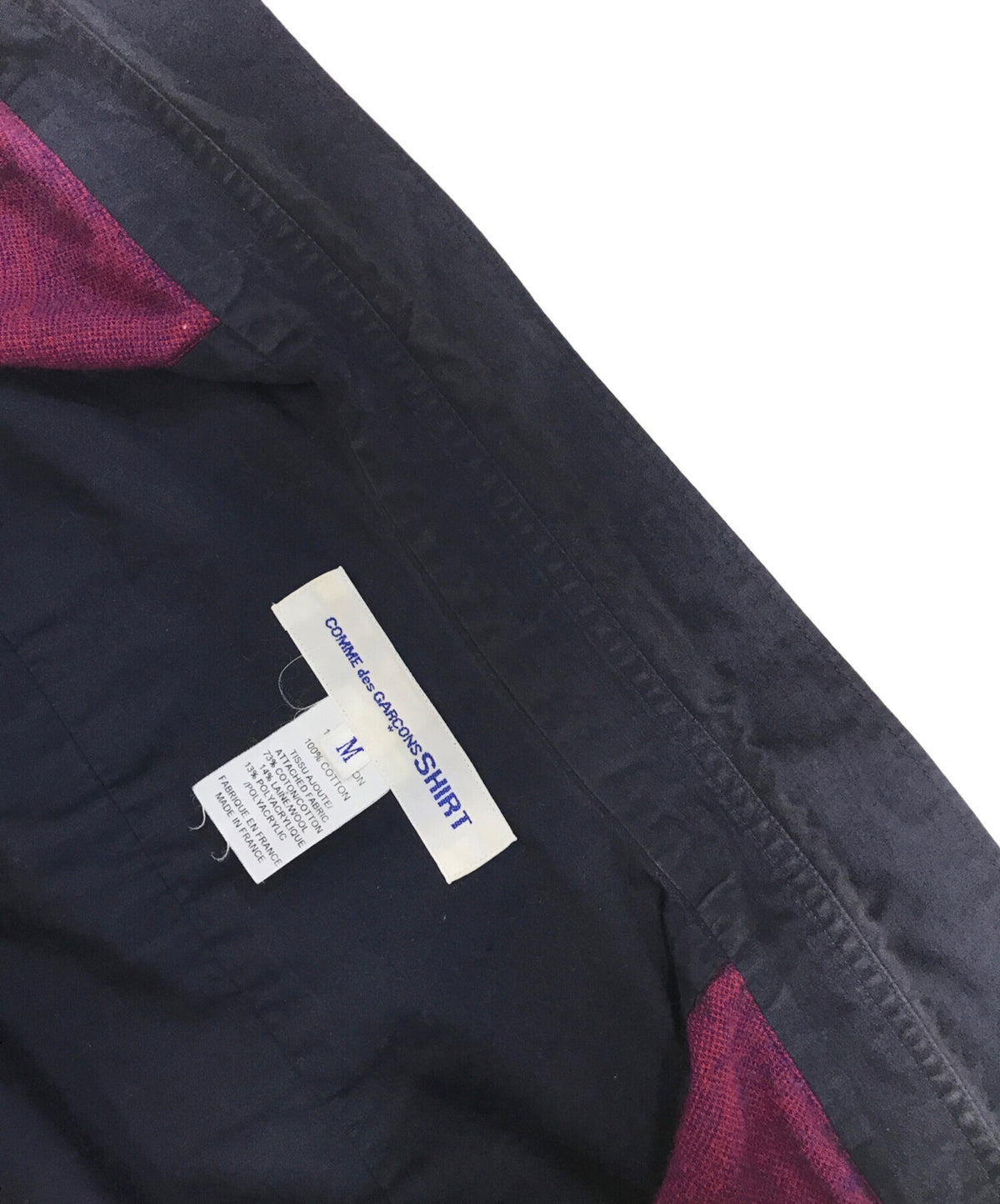 [Pre-owned] COMME des GARCONS SHIRT Knit Checked Shirt W13035