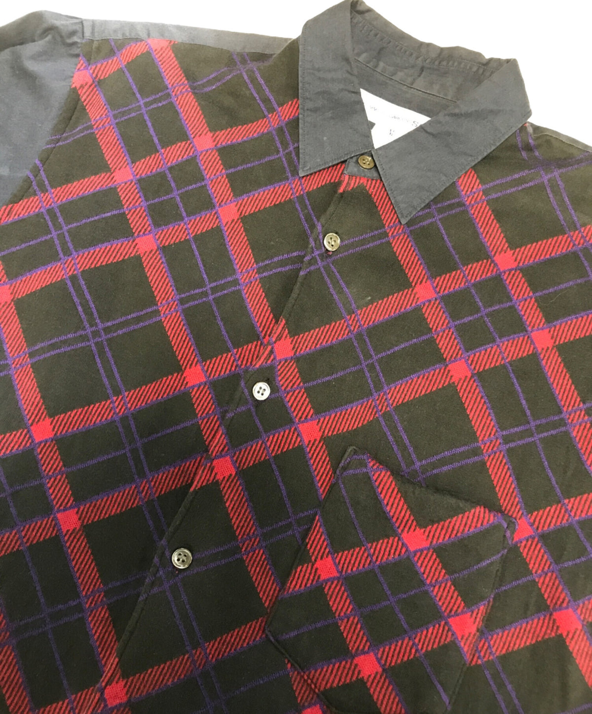 [Pre-owned] COMME des GARCONS SHIRT Knit Checked Shirt W13035