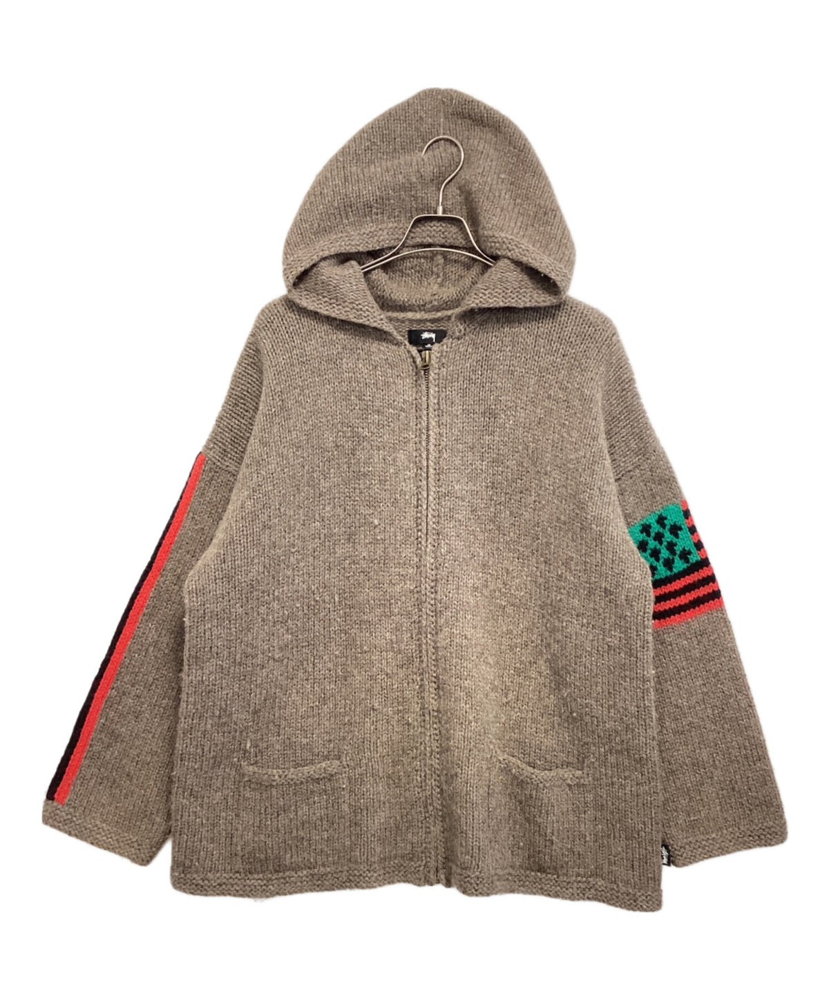 [Pre-owned] stussy CARDIGAN KNIT SWEATER 317009