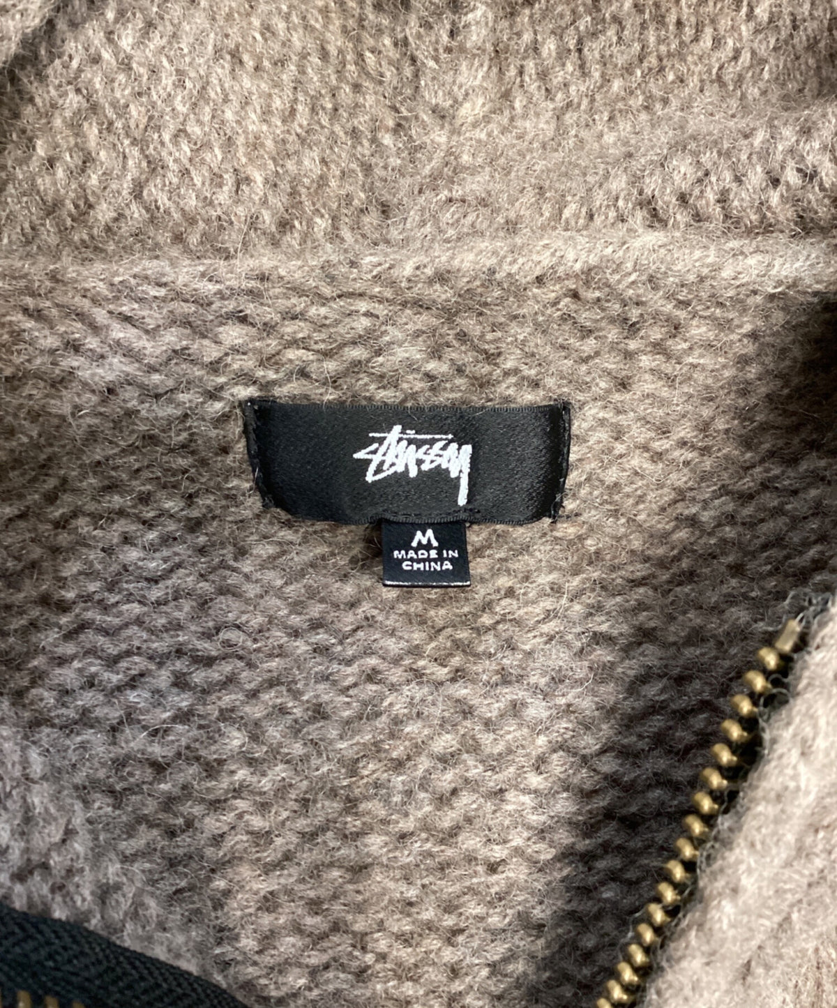 [Pre-owned] stussy CARDIGAN KNIT SWEATER 317009