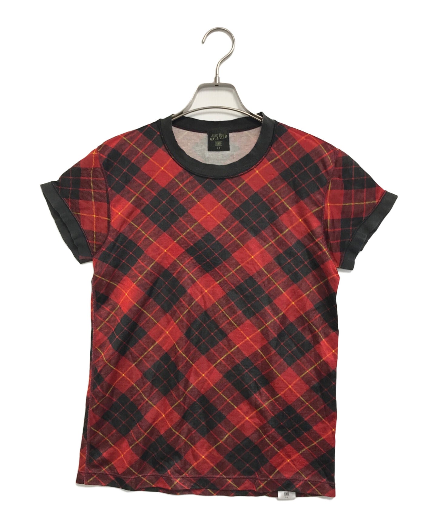 [Pre-owned] Jean Paul Gaultier homme Power Net Check T-Shirt