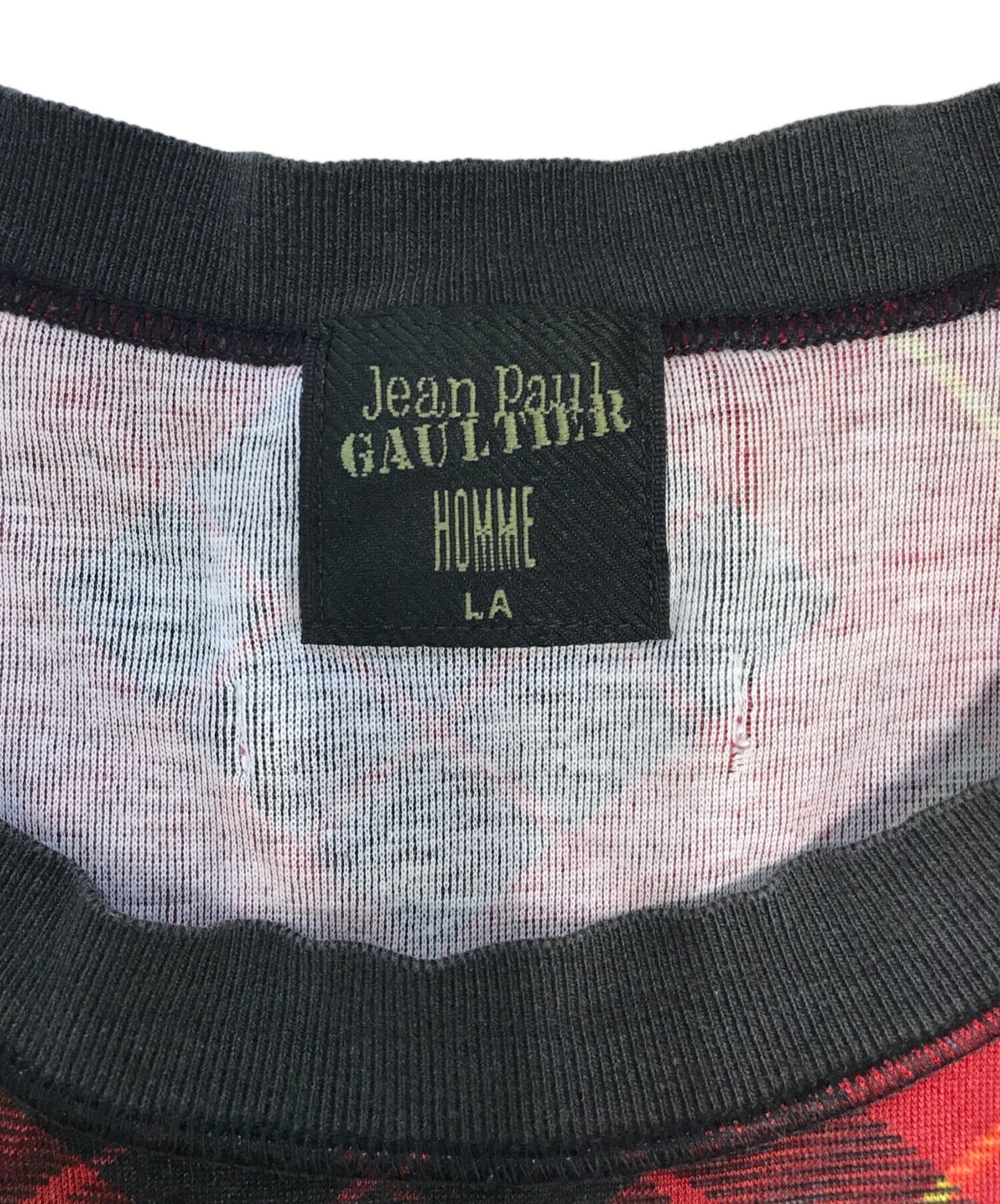 [Pre-owned] Jean Paul Gaultier homme Power Net Check T-Shirt
