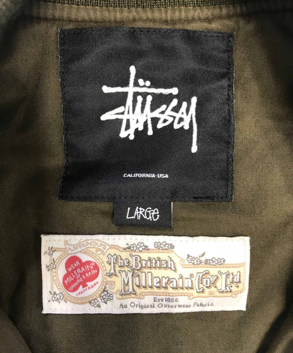 [Pre-owned] stussy oil jacket