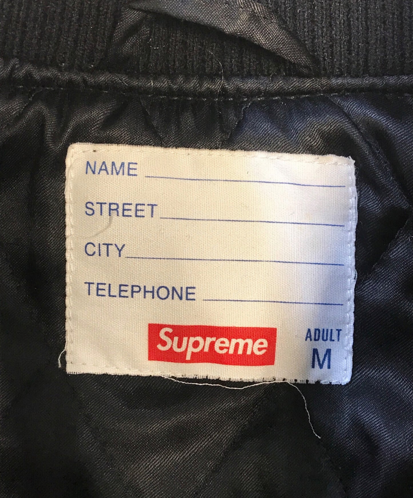 [Pre-owned] SUPREME Motion Logo Varsity Jacket