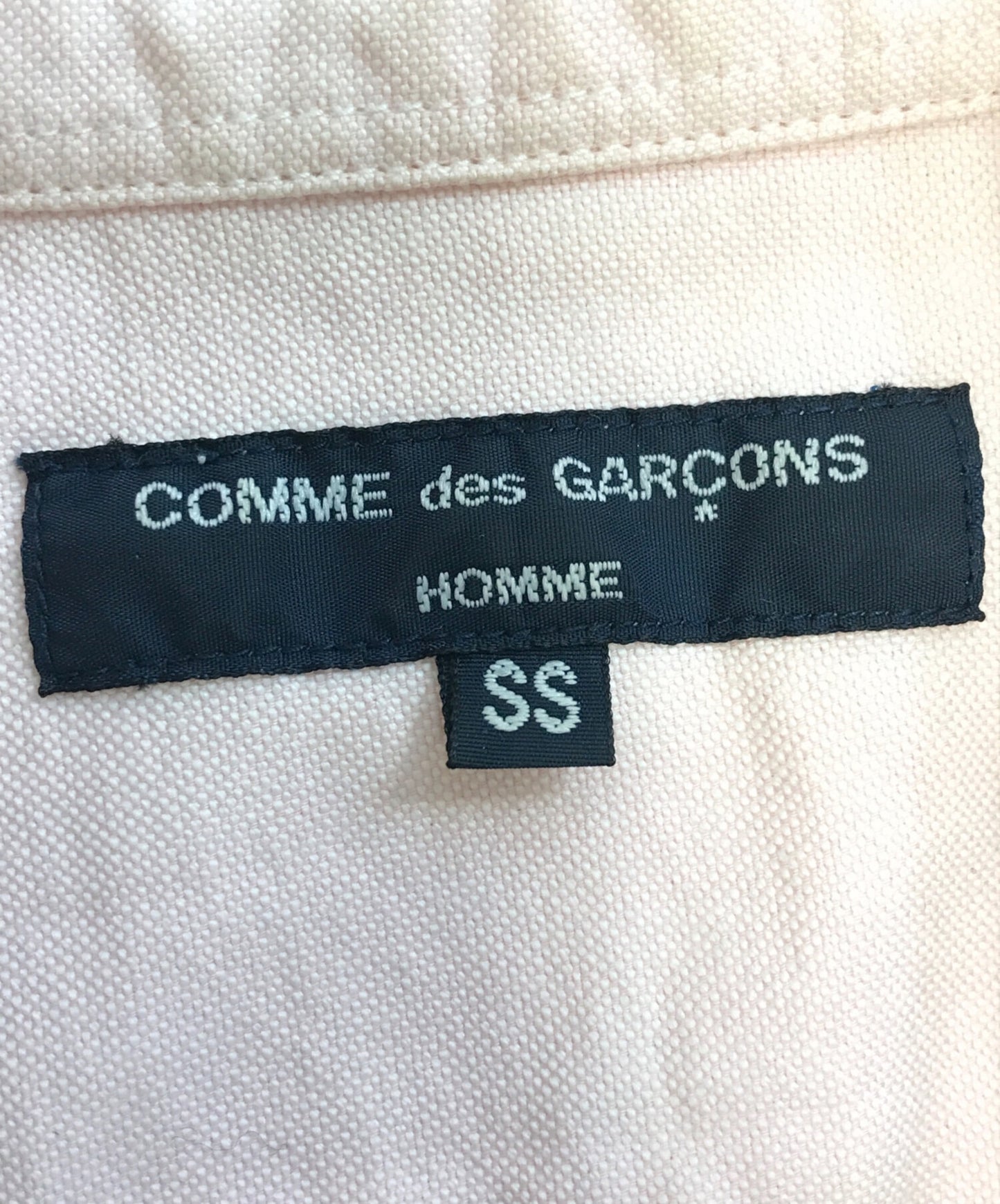 [Pre-owned] COMME des GARCONS HOMME shrunken ruffled shirt HT-B094