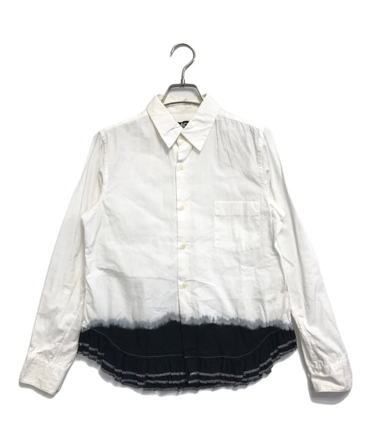 [Pre-owned] BLACK COMME des GARCONS Gradient Ruffle Shirt 1F-B021