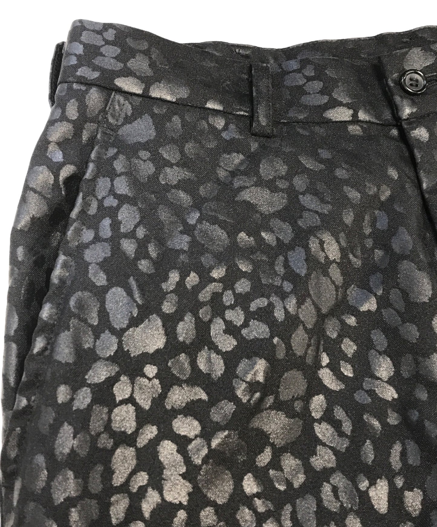 [Pre-owned] BLACK COMME des GARCONS leopard-print pants 1G-P006