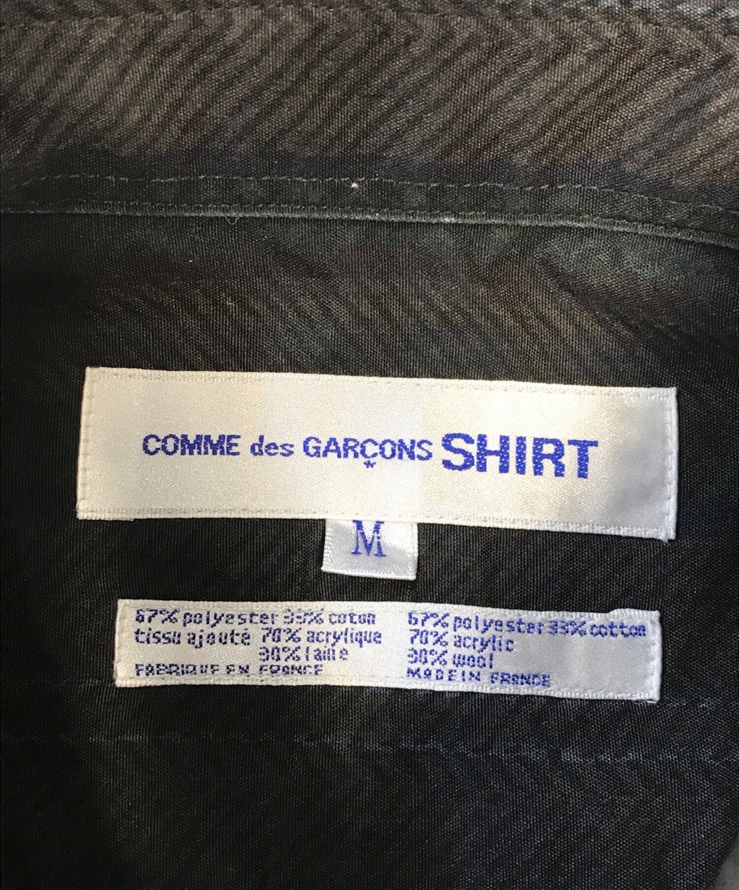 [Pre-owned] COMME des GARCONS SHIRT shirt with a different material