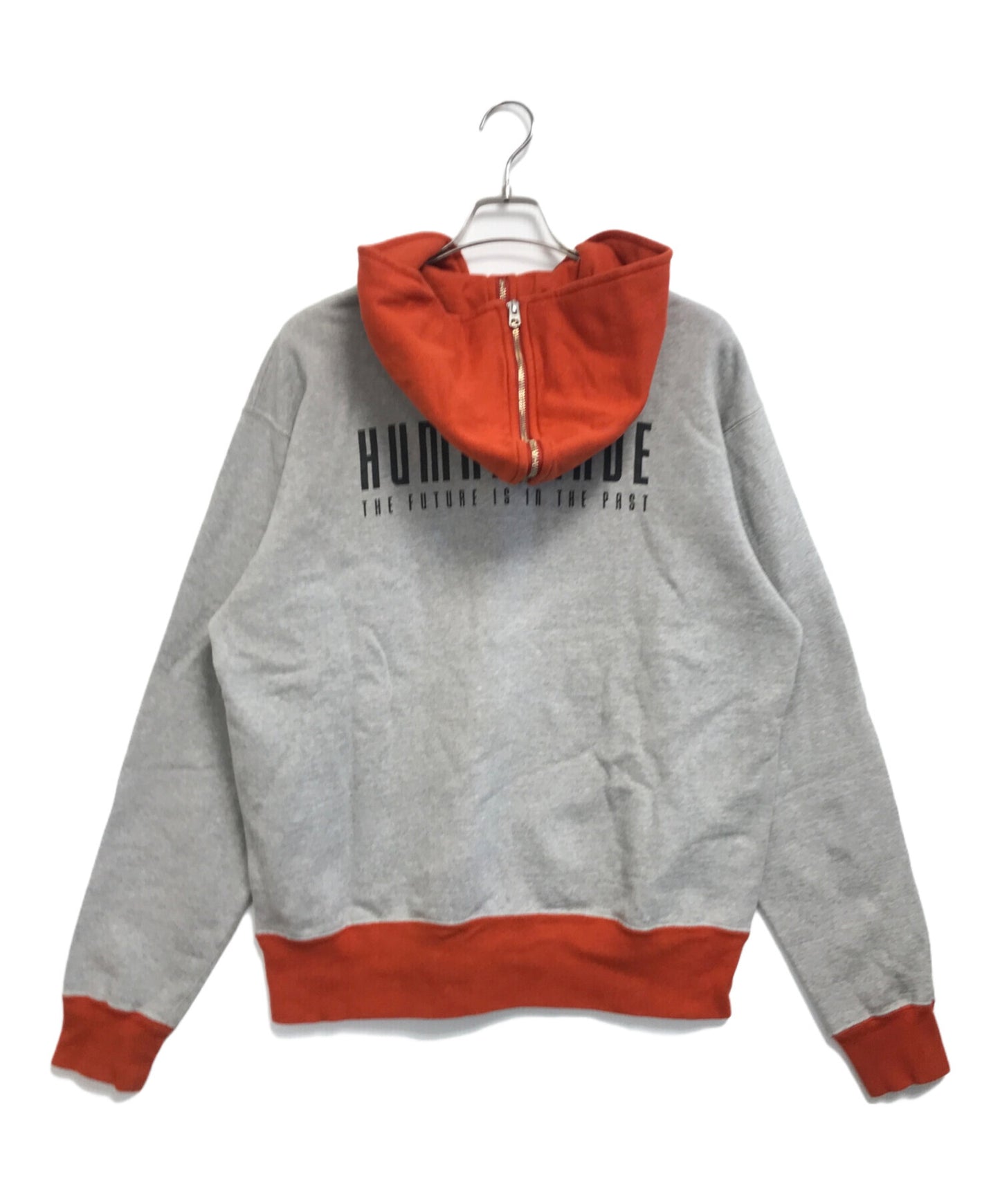 [Pre-owned] HUMAN MADE 2 Tone Half Zip Hoodie HM29CS010