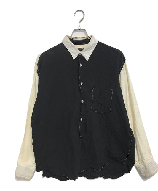 [Pre-owned] COMME des GARCONS HOMME PLUS 90's wrinkled bicolor shirt PB-050580