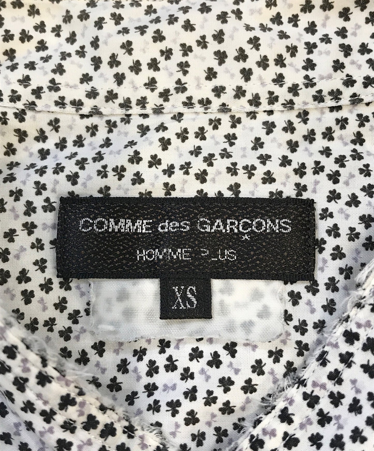 [Pre-owned] COMME des GARCONS HOMME PLUS Floral Ruffle Shirt PJ-B038