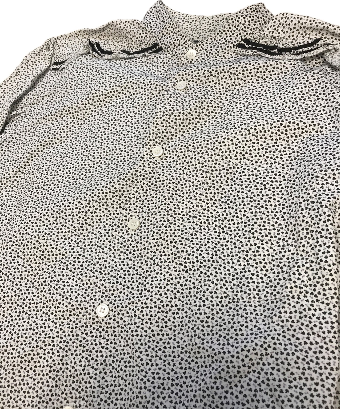 [Pre-owned] COMME des GARCONS HOMME PLUS Floral Ruffle Shirt PJ-B038