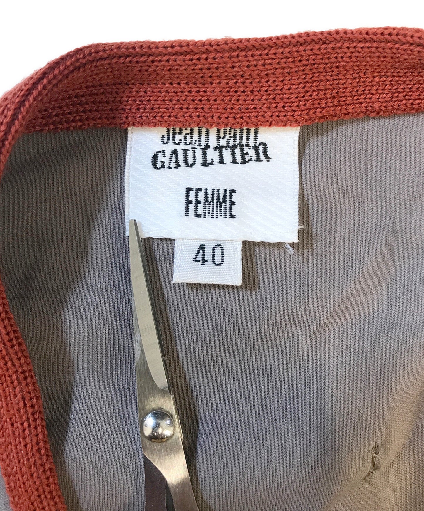 [Pre-owned] Jean Paul Gaultier FEMME Knit Tape Twist Dress