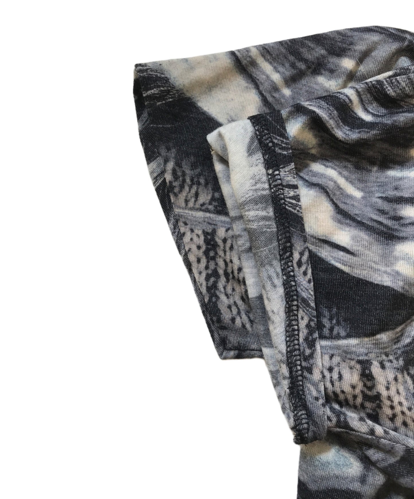 [Pre-owned] Jean Paul Gaultier FEMME Knit-Switched All-Print Power Net Cardigan