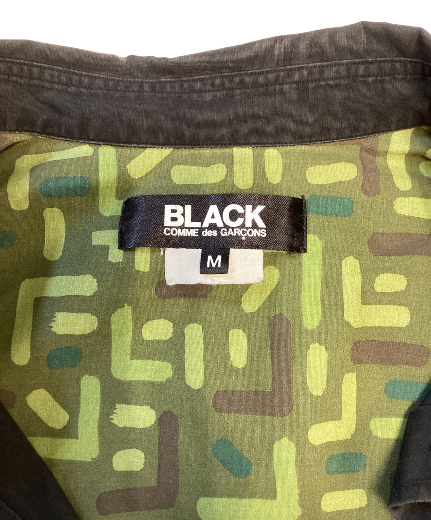 [Pre-owned] BLACK COMME des GARCONS camouflage-switched shirt 1N-B006