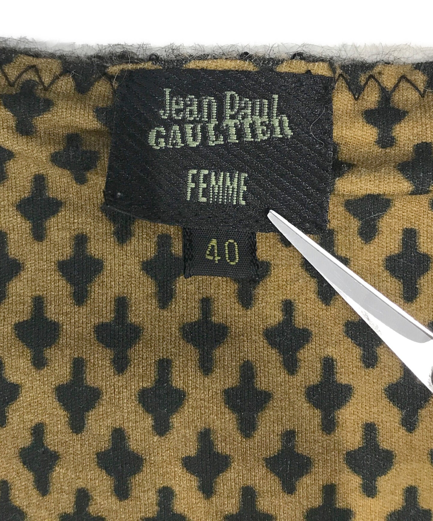 [Pre-owned] Jean Paul Gaultier FEMME Mohair Knit Zip Dress